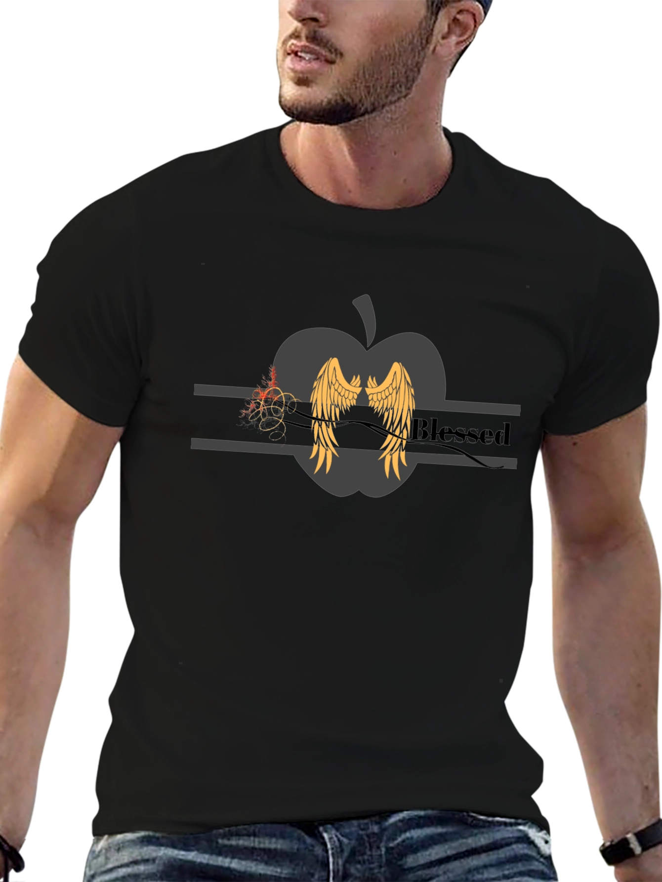 Blessed Graphic T-Shirt - Black