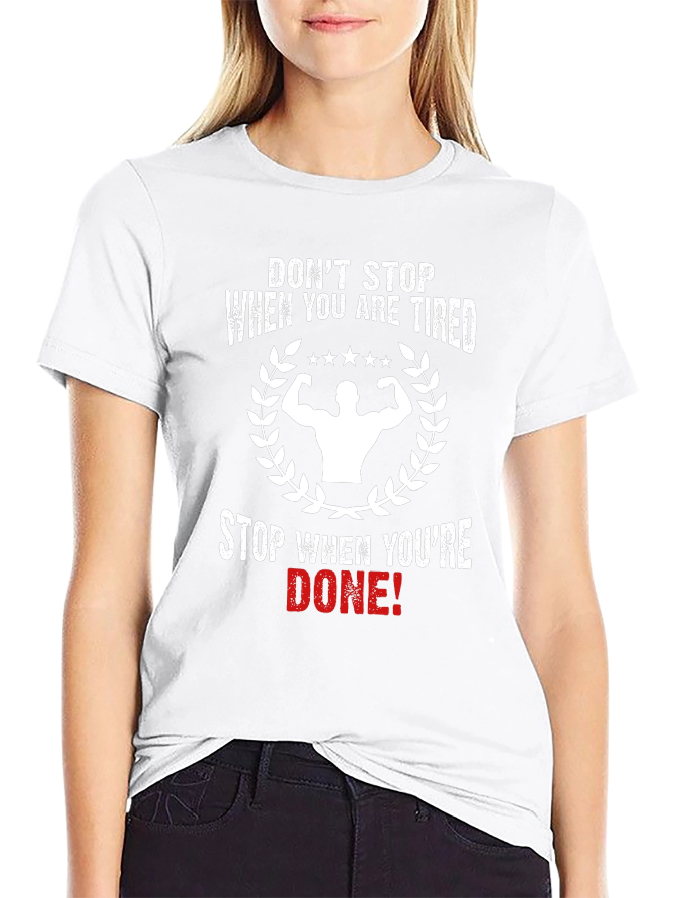 Motivational Gym Black T-Shirt