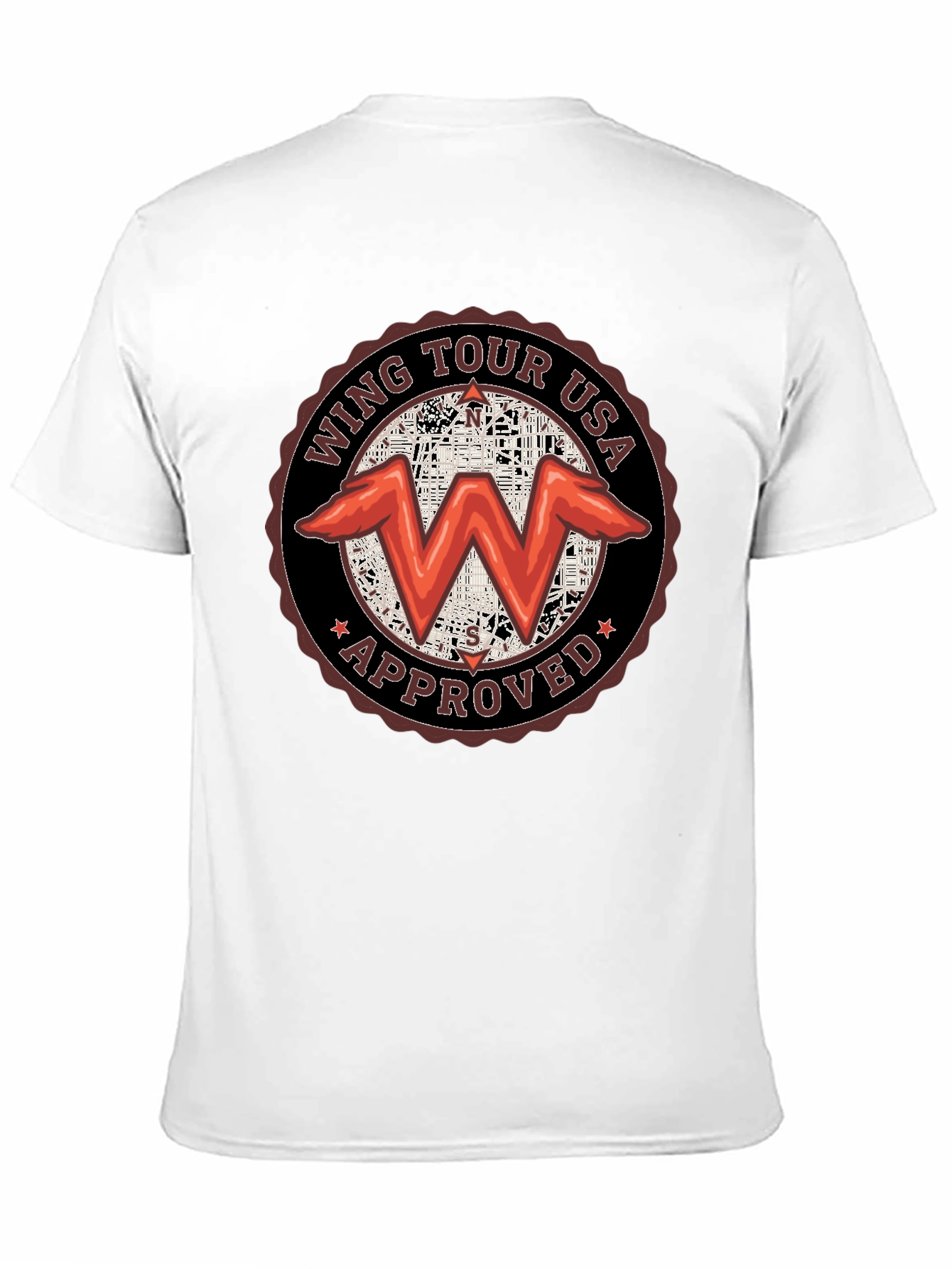 Wing Tour USA Approved Black T-Shirt