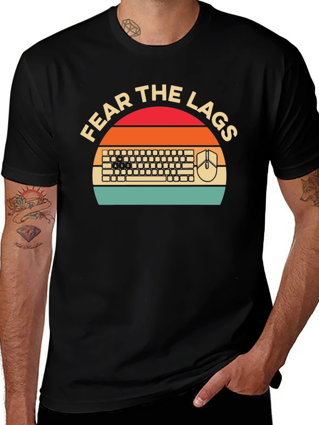 Fear the Lags Retro Gaming T-Shirt