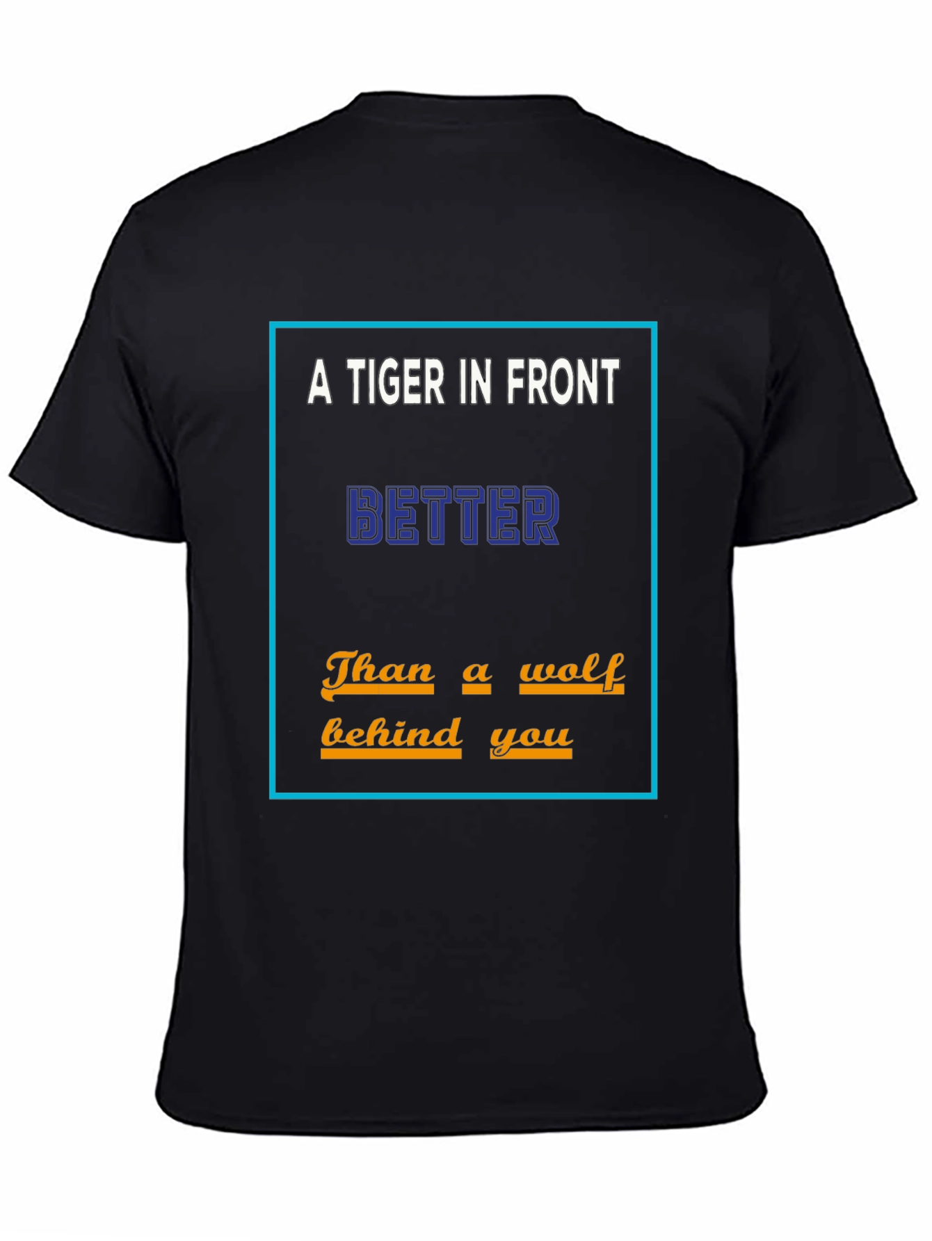 A Tiger In Front Mens T-Shirt