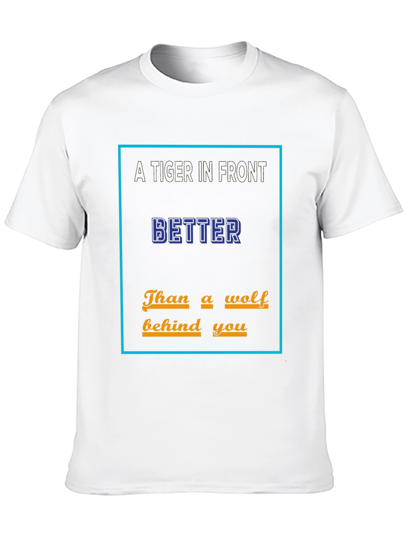A Tiger In Front Mens T-Shirt