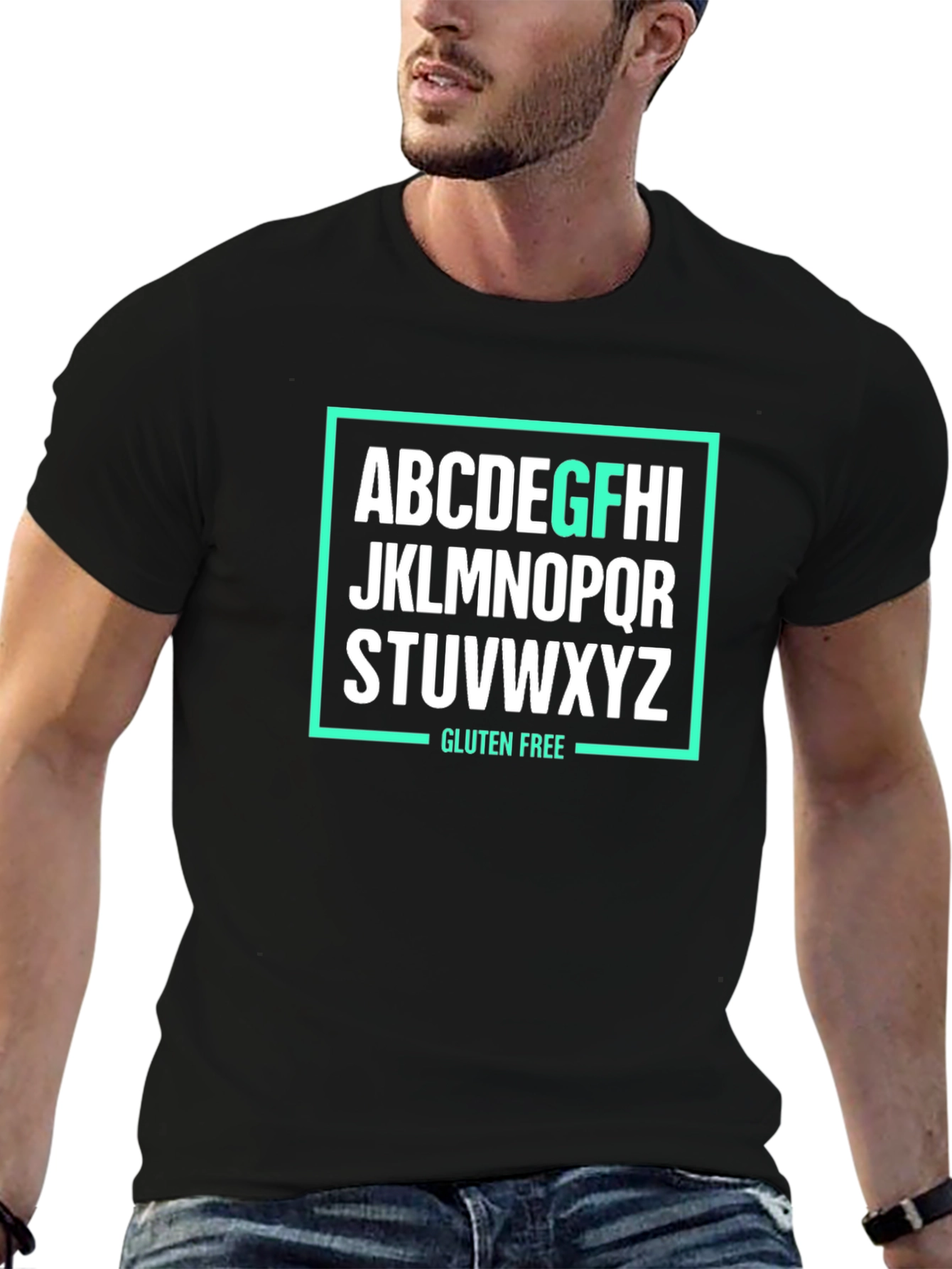 Gluten Free Alphabet T-Shirt - Bold Graphic Tee