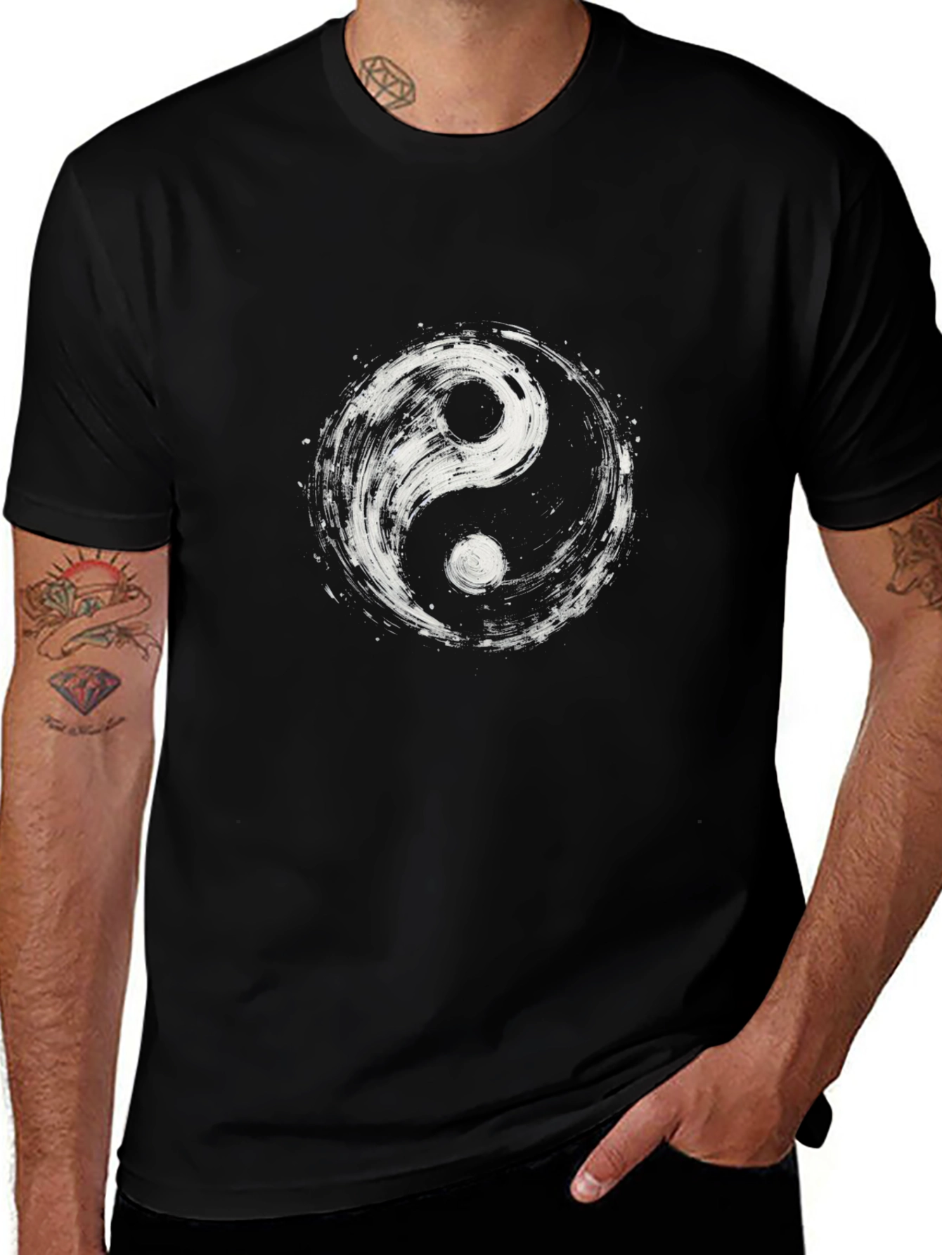 Yin Yang Graphic Tee - Balance in Style