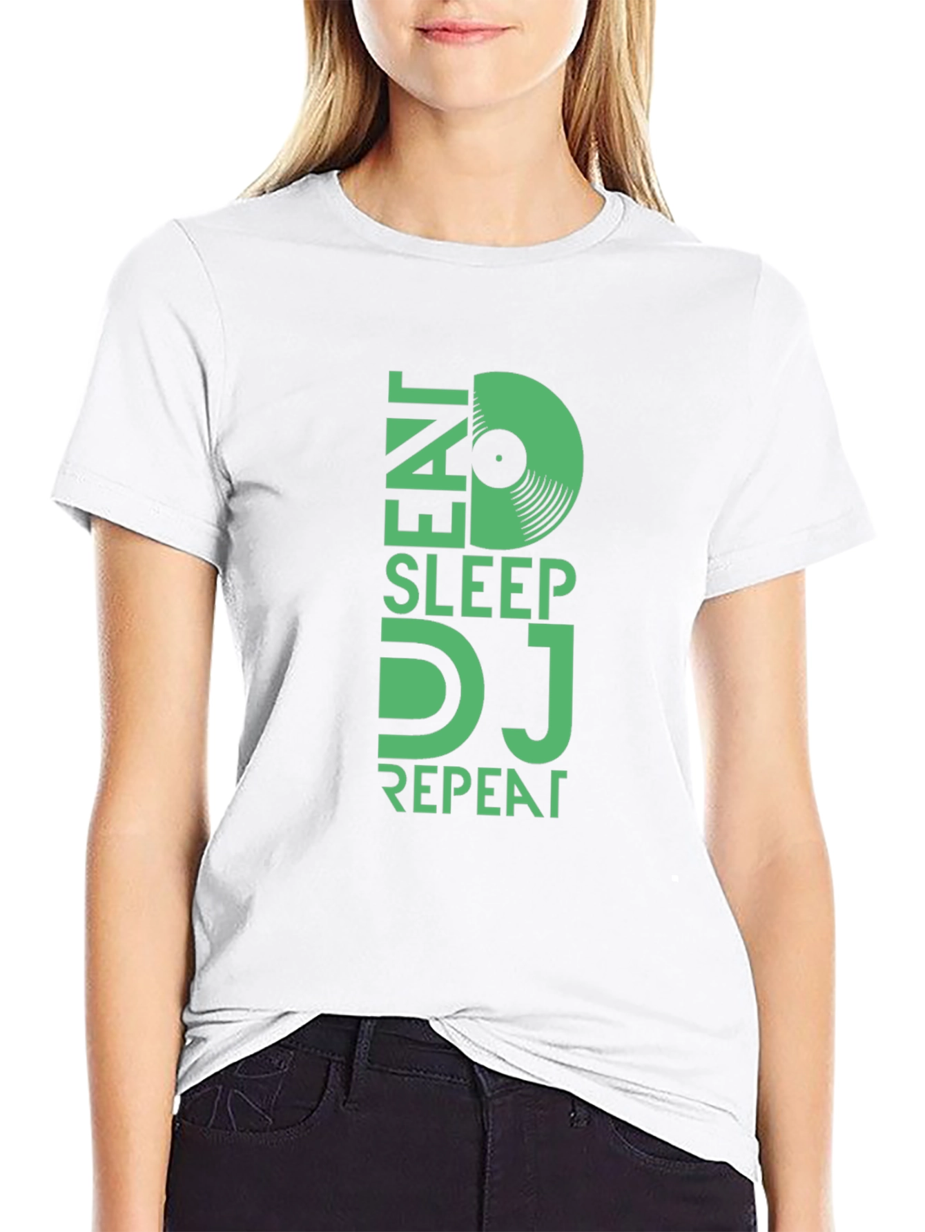 Eat Sleep DJ Repeat Graphic Tee