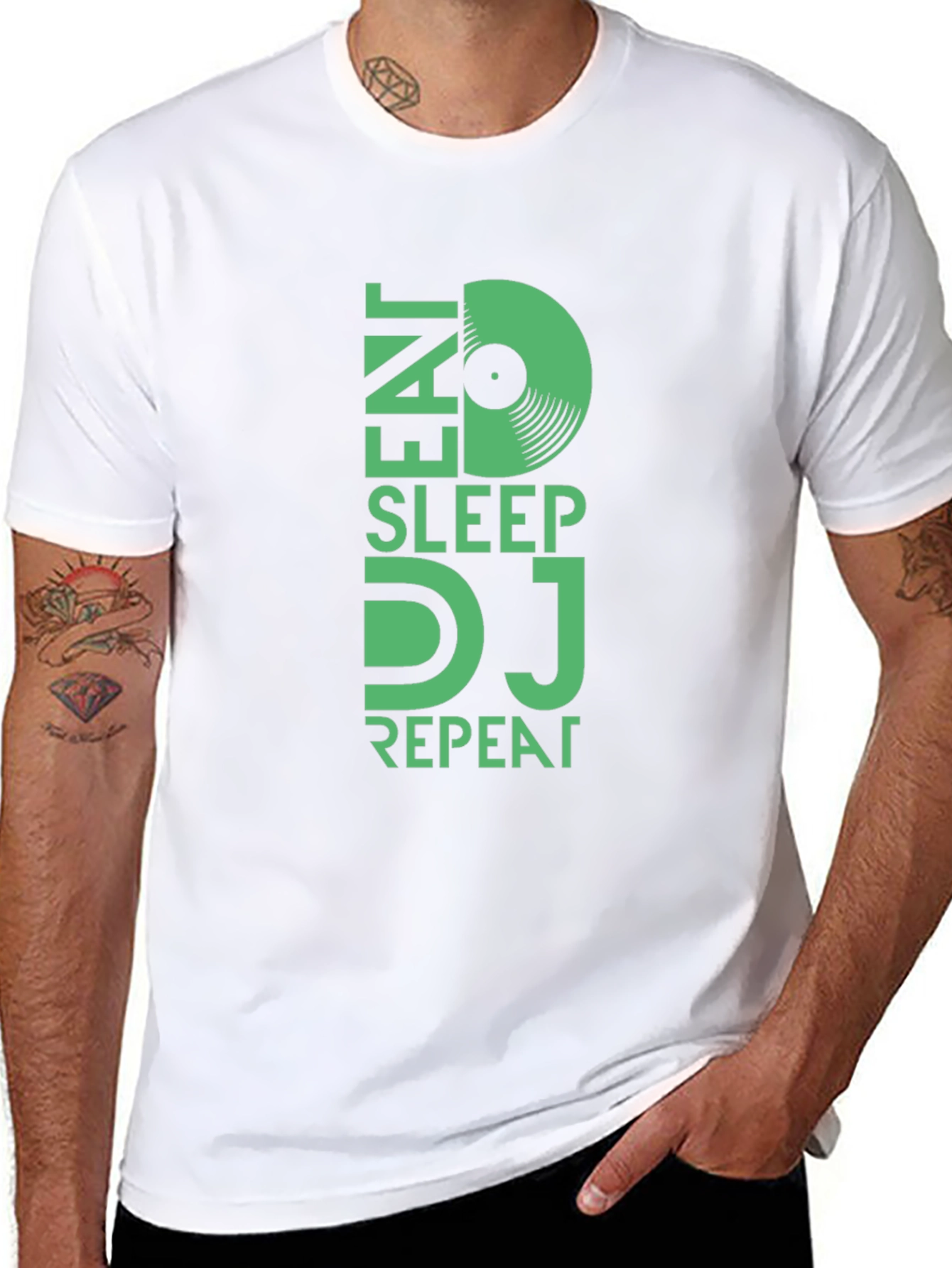 Eat Sleep DJ Repeat Graphic Tee