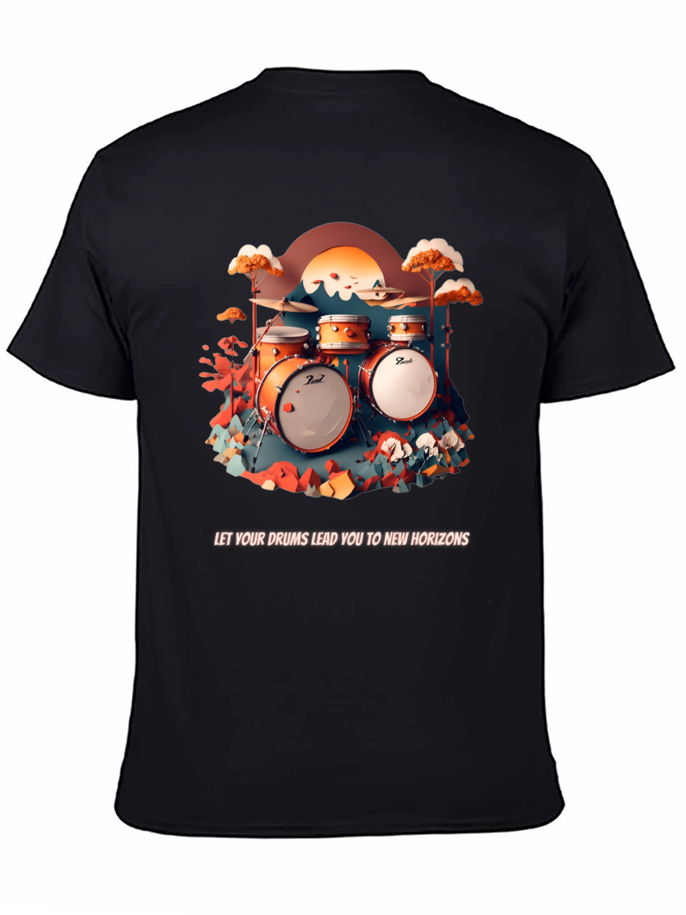 Drum Horizon Graphic Tee
