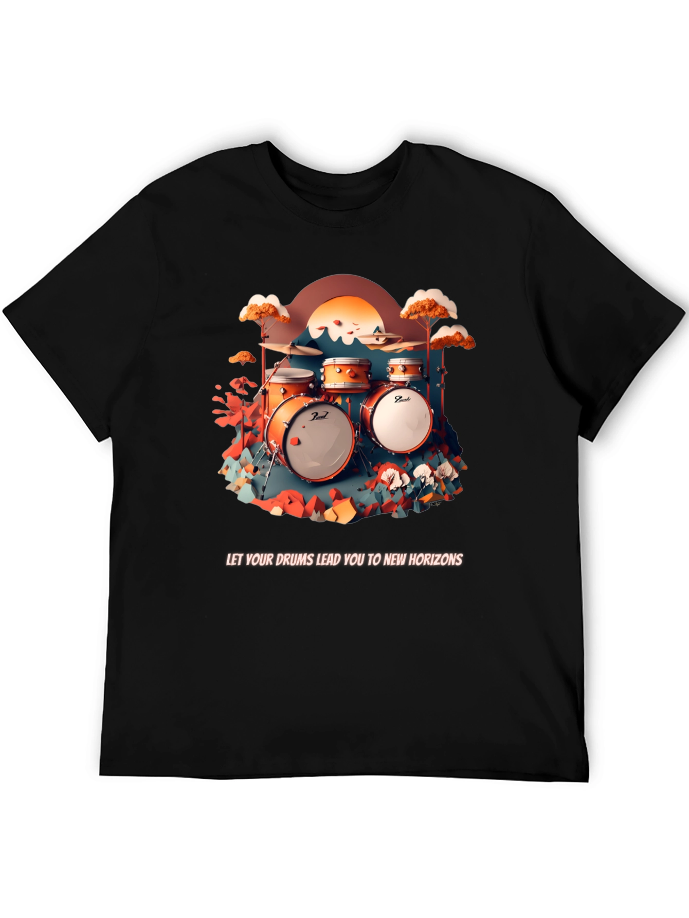 Drum Horizon Graphic Tee