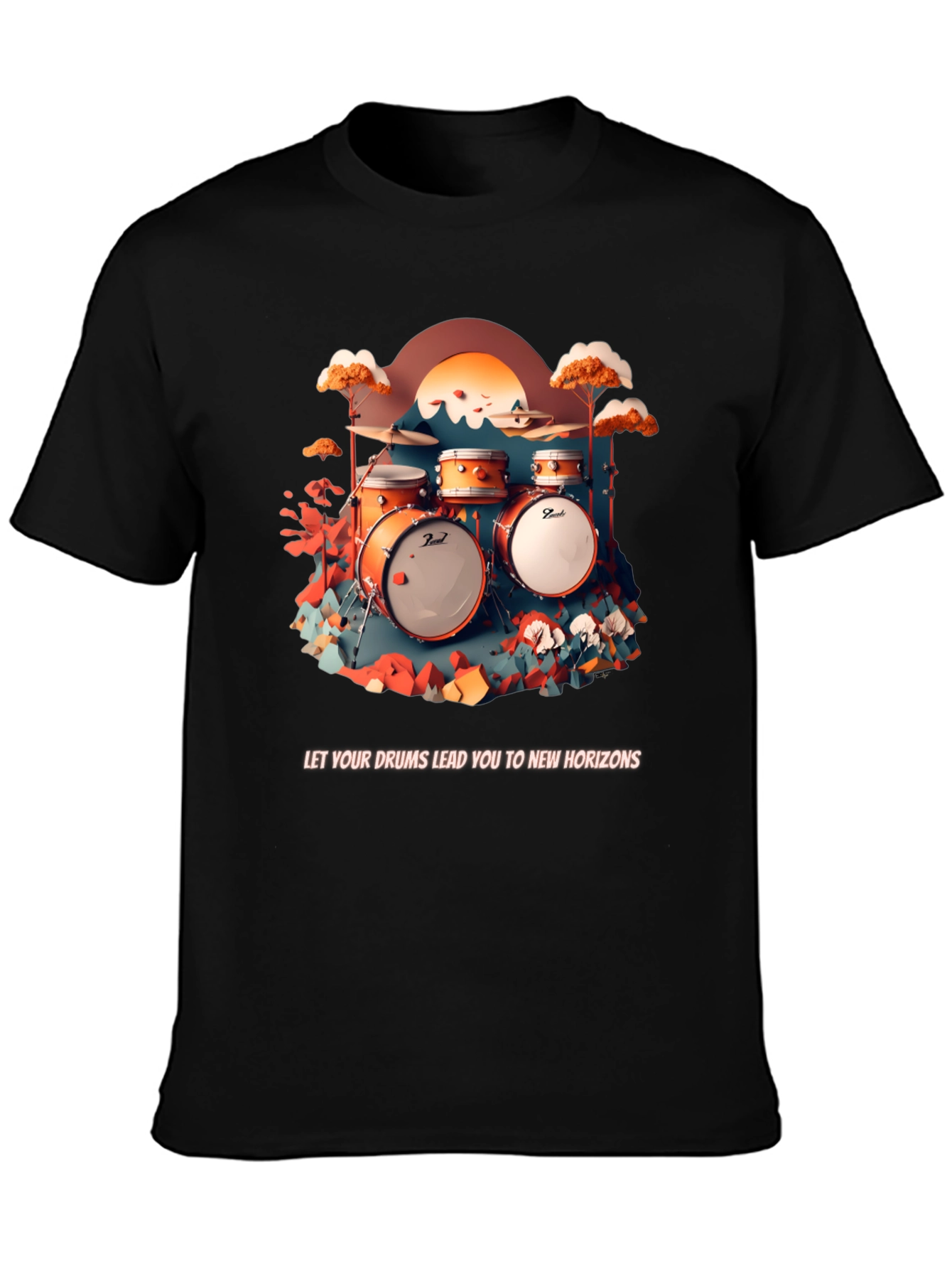 Drum Horizon Graphic Tee