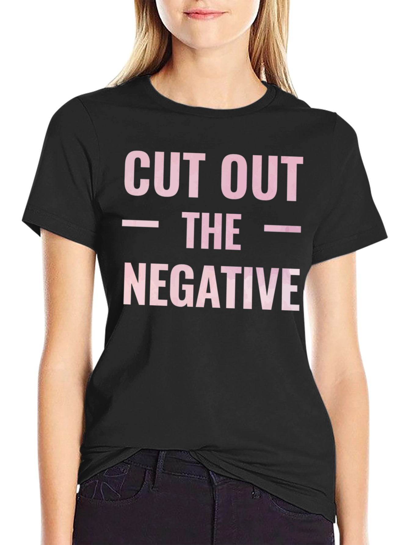 Cut Out The Negative Graphic Tee