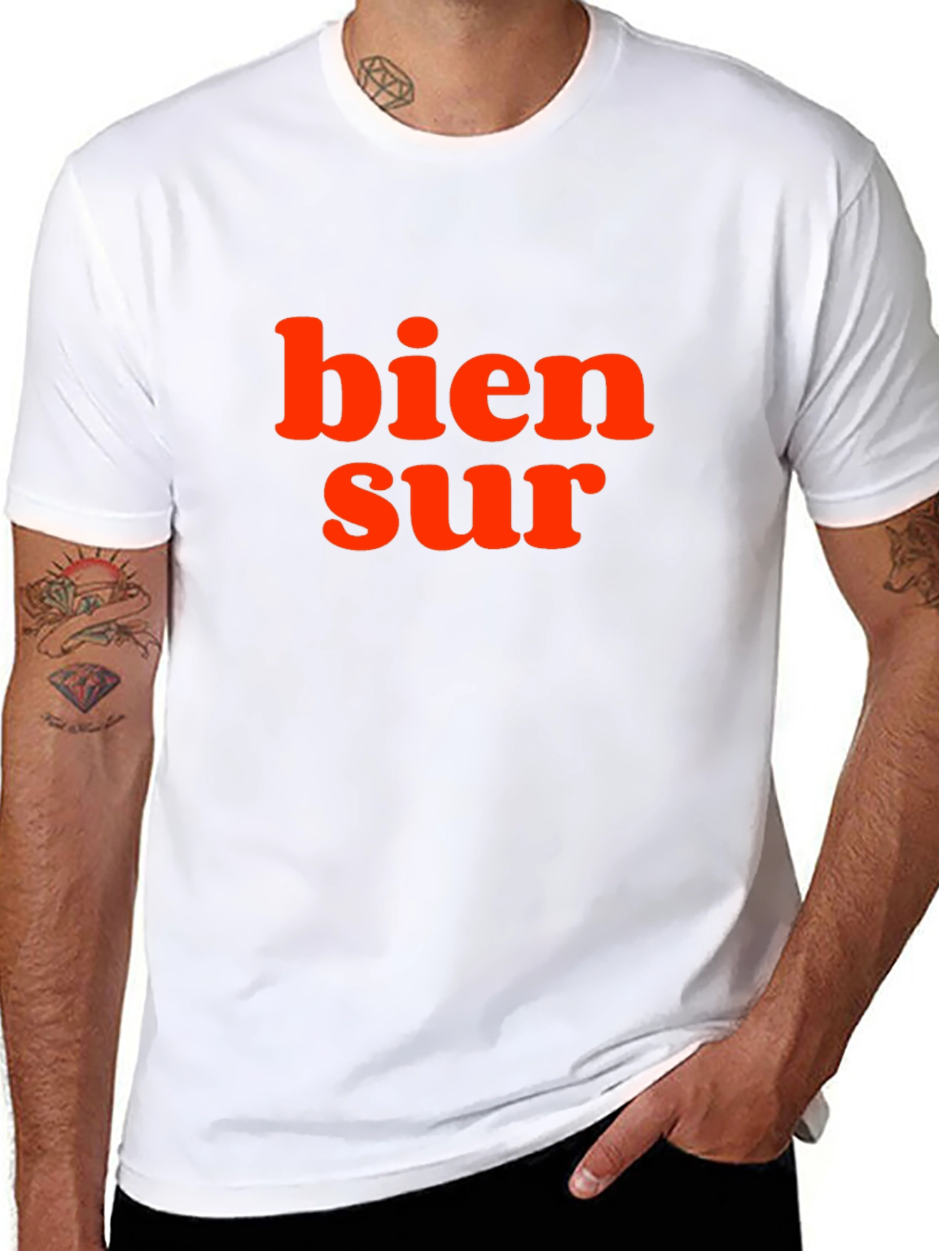 Bien Sur Graphic T-Shirt - French Phrase Tee