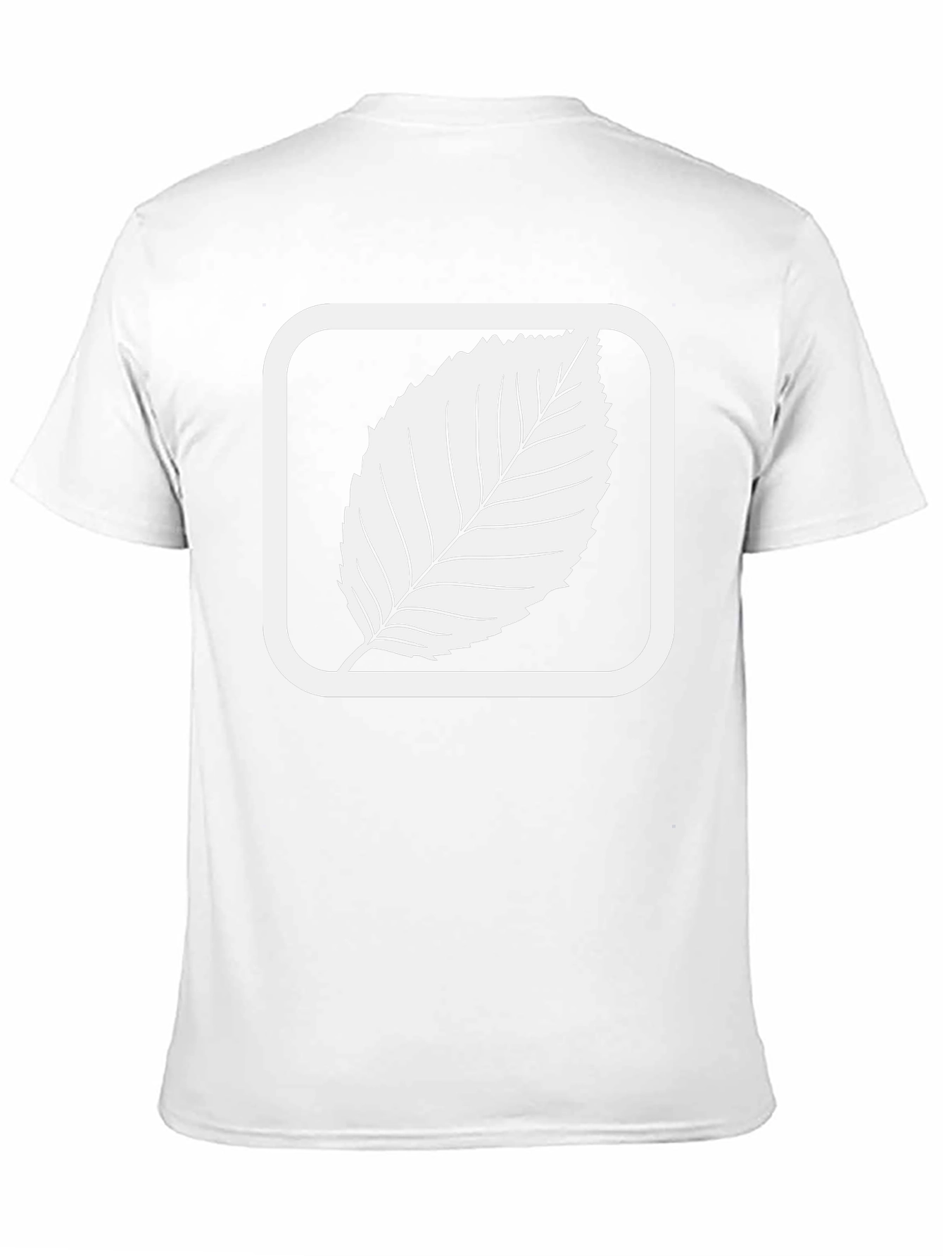 Leaf Graphic Tee - Black Cotton Blend