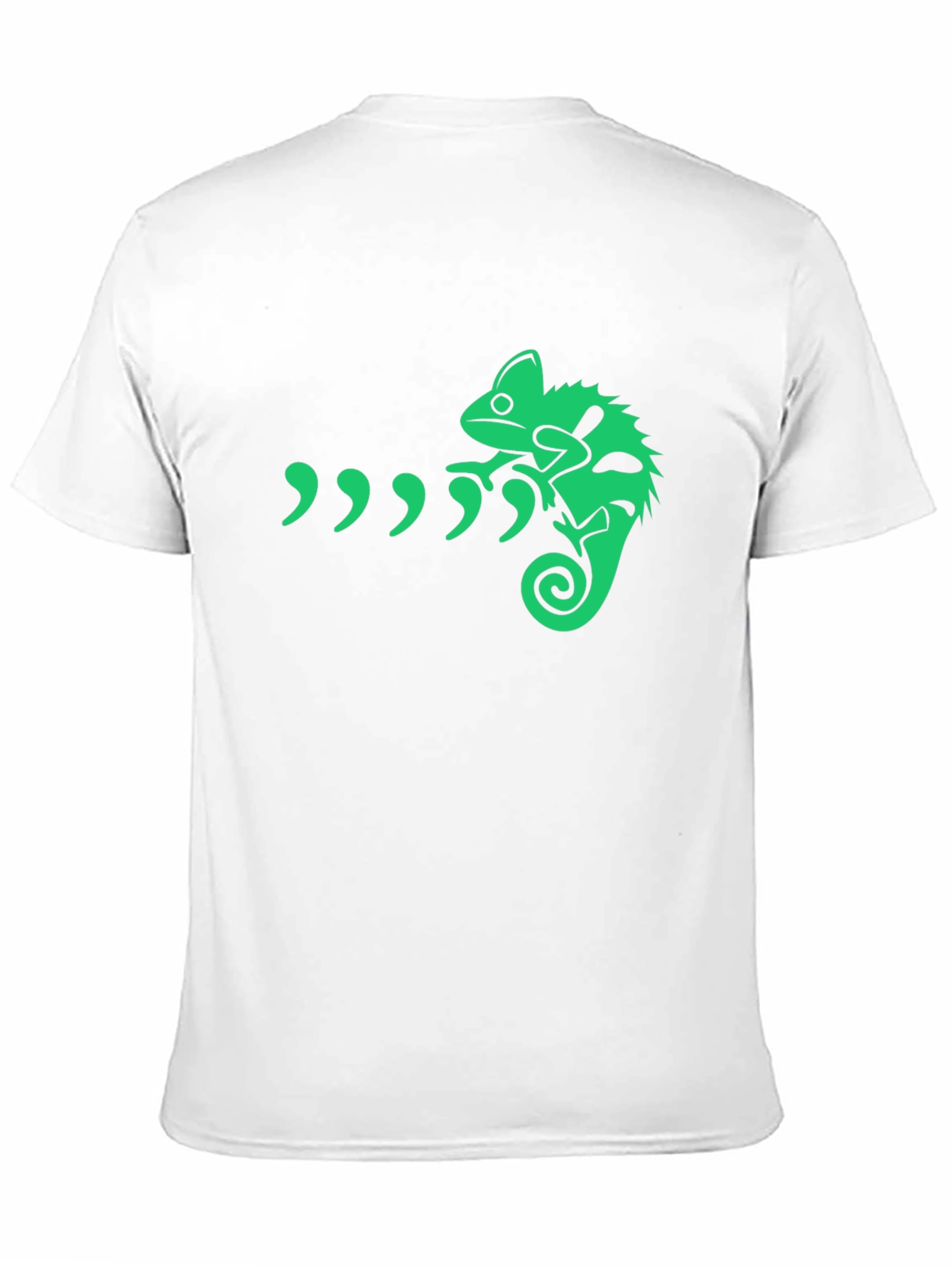 Green Chameleon Graphic T-Shirt - Unique Design
