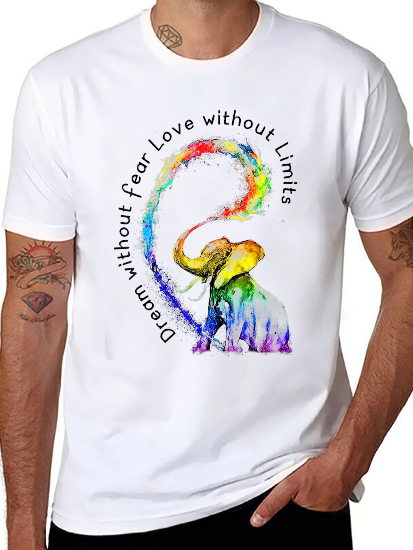 Elephant Dream T-Shirt: Fearless Love Limitless Dreams