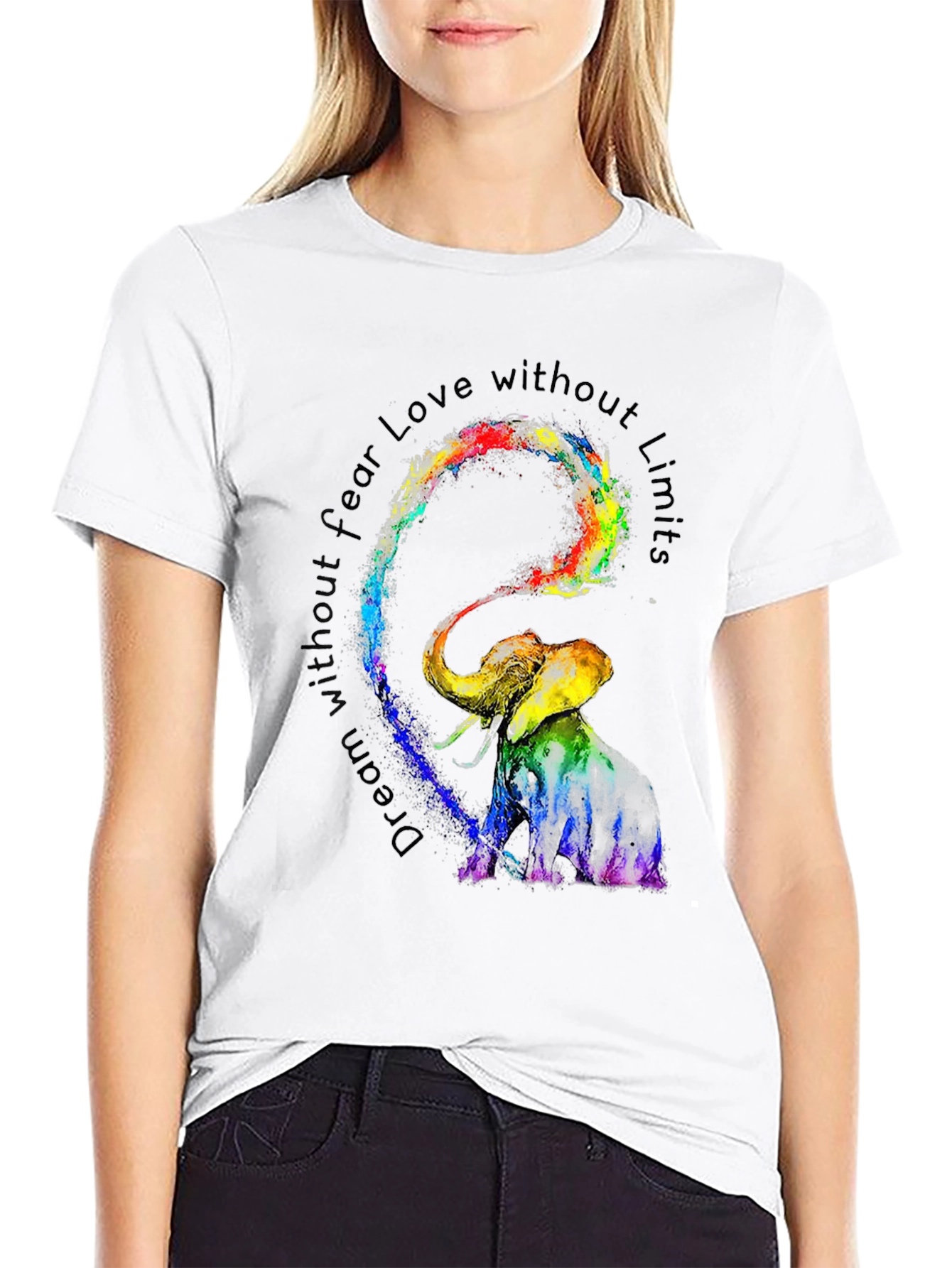 Elephant Dream T-Shirt: Fearless Love Limitless Dreams