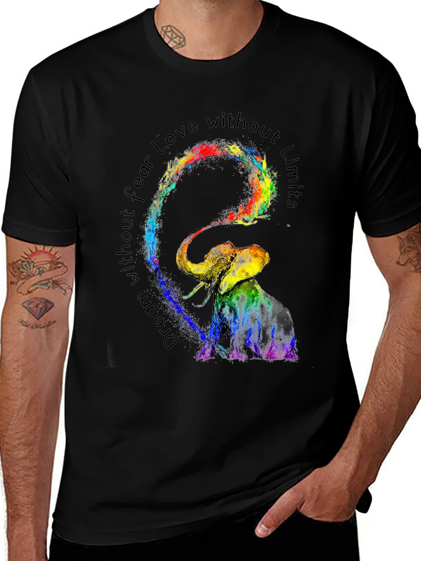 Elephant Dream T-Shirt: Fearless Love Limitless Dreams