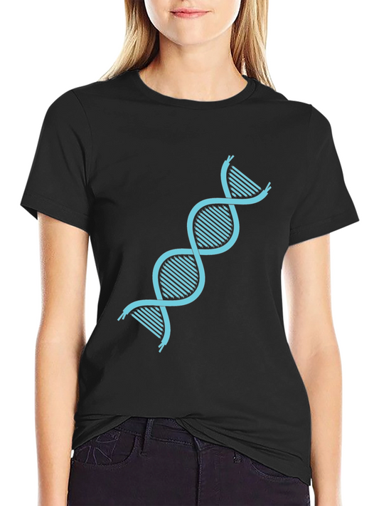 DNA Helix Graphic T-Shirt - Science Fashion