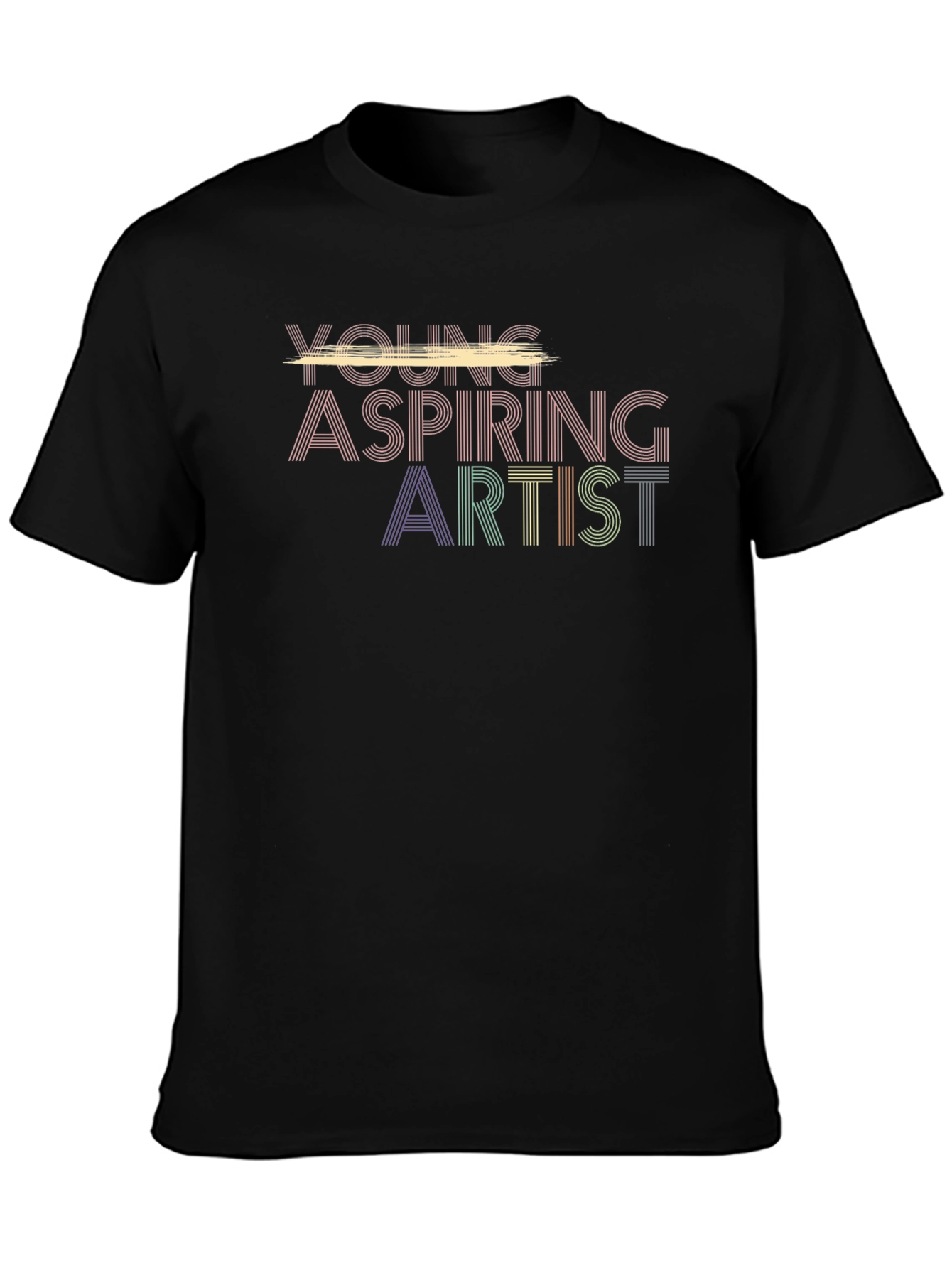Young Aspiring Artist Graphic Tee - Retro Style