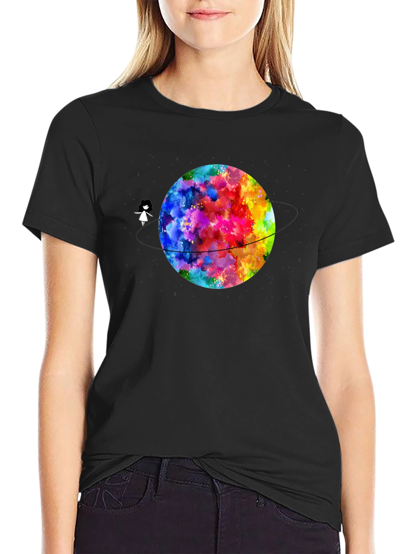 Colorful Planet Graphic Tee