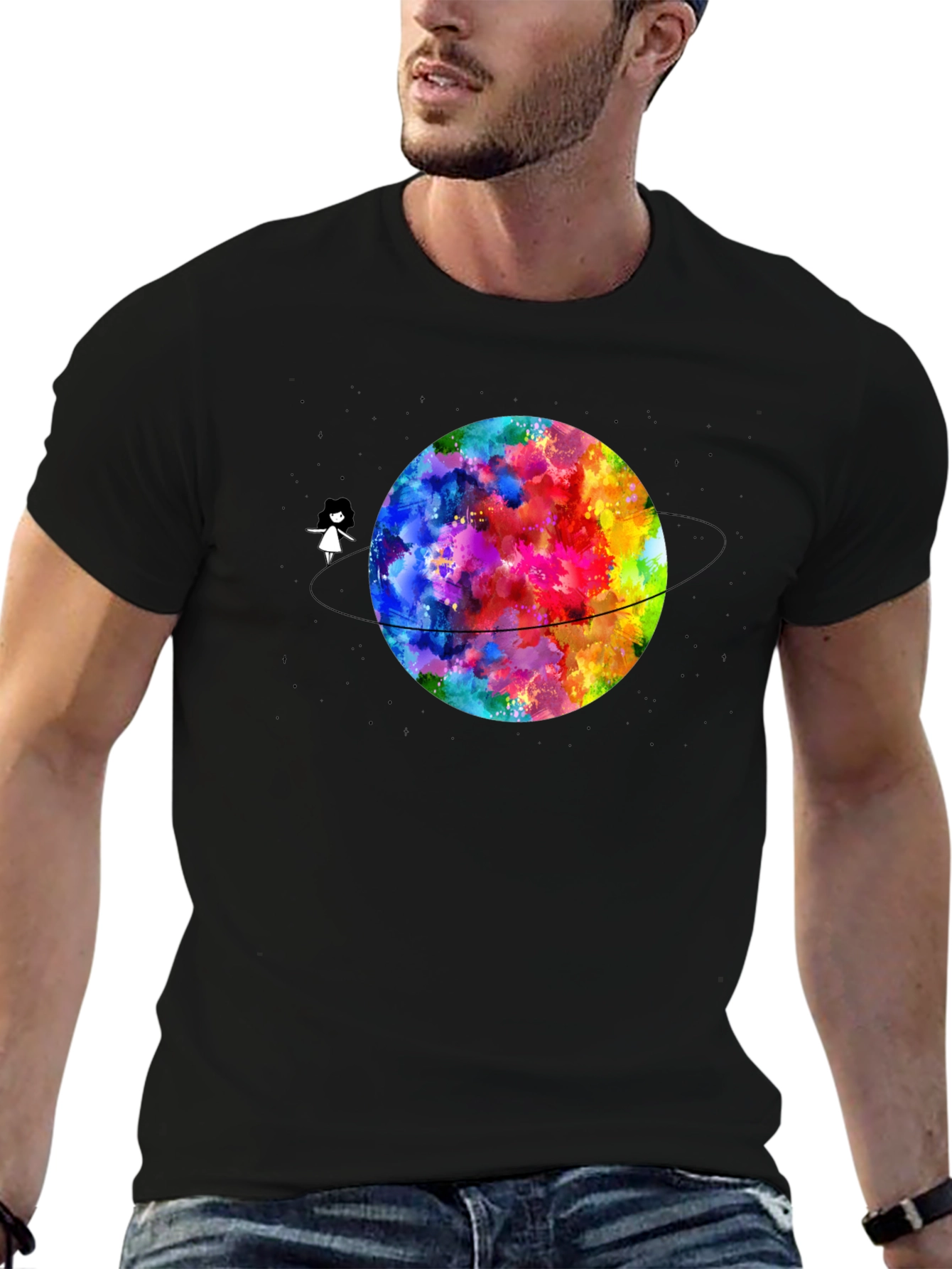 Colorful Planet Graphic Tee