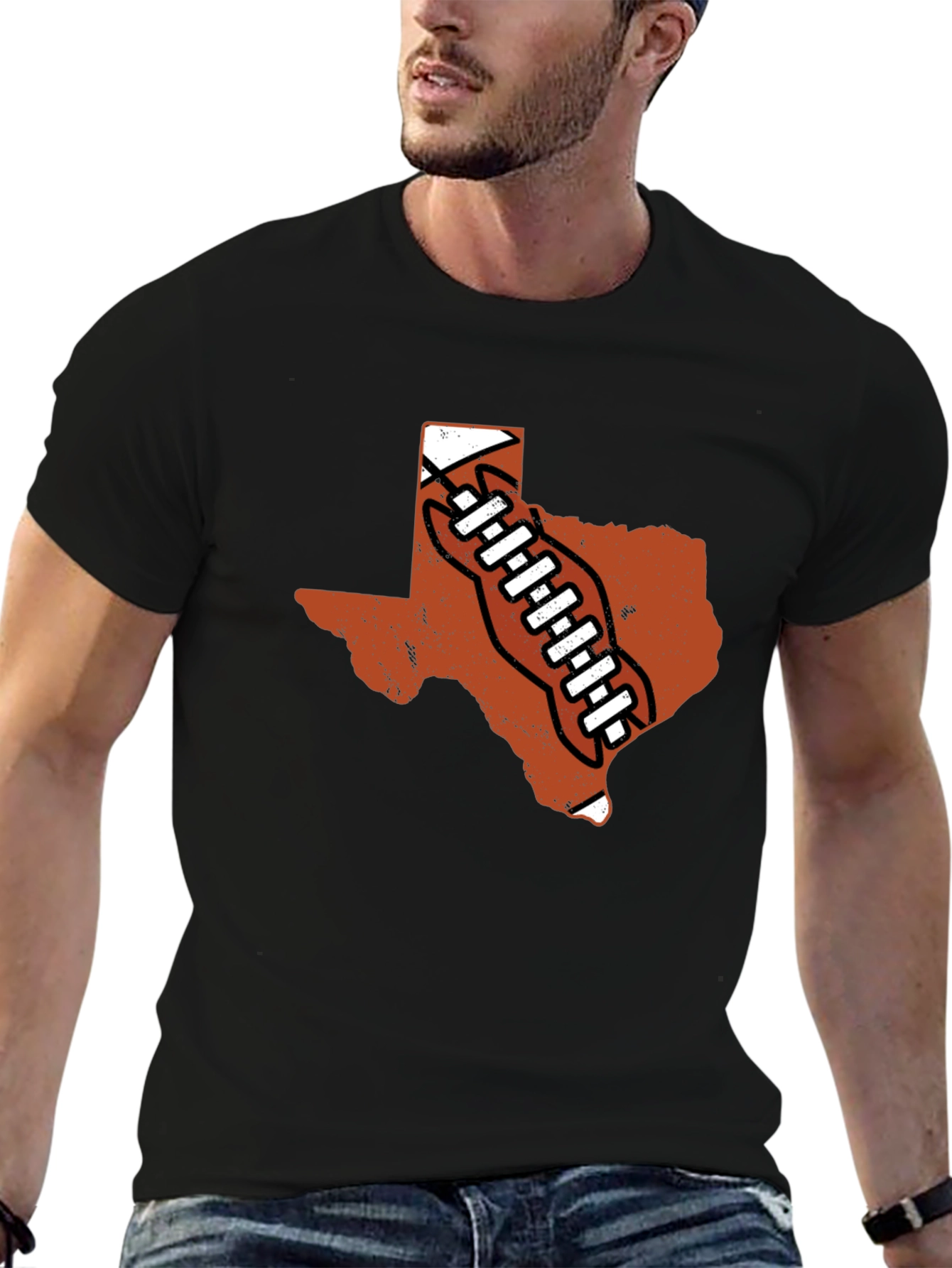 Texas Football Black T-Shirt