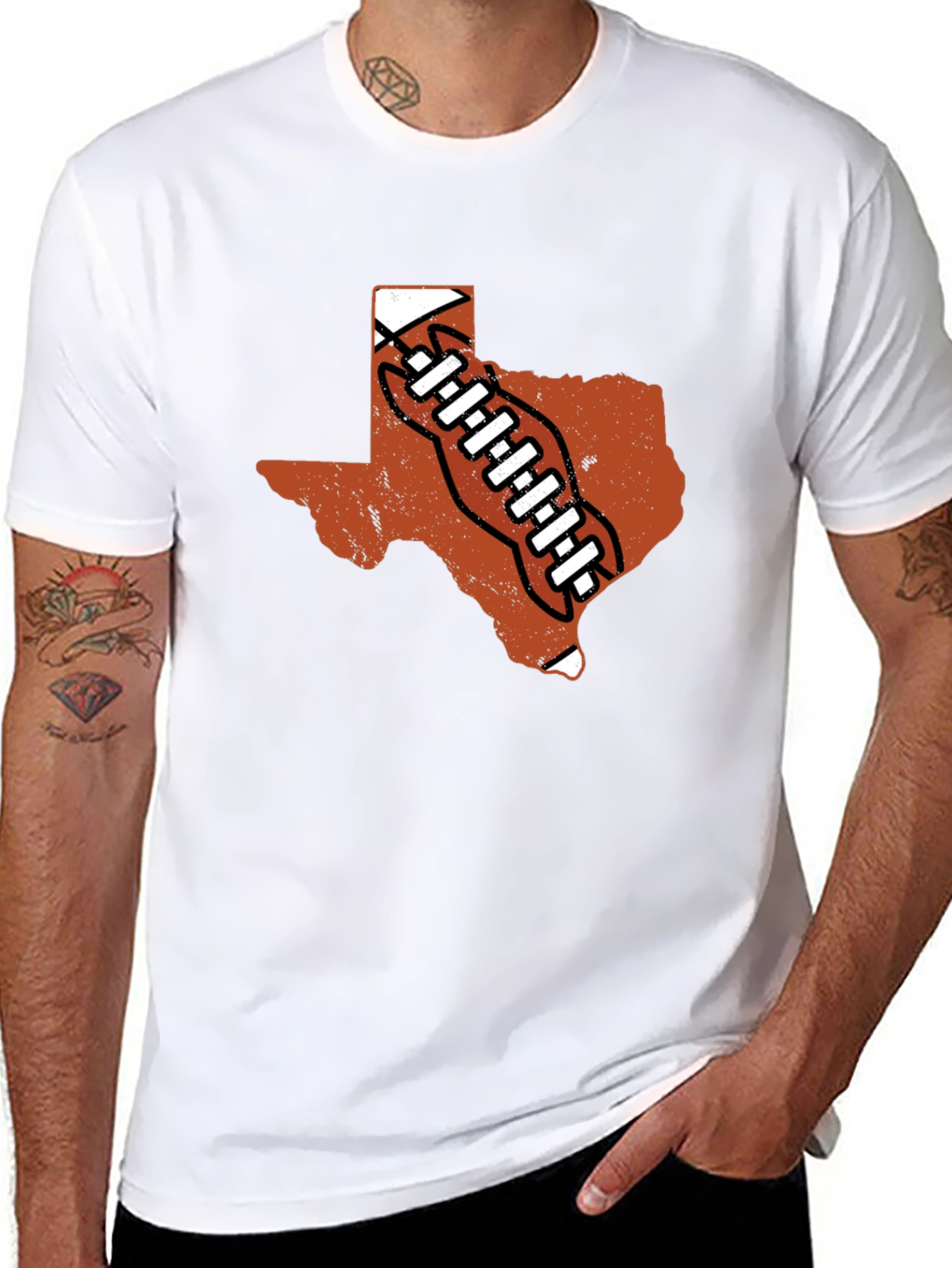 Texas Football Black T-Shirt