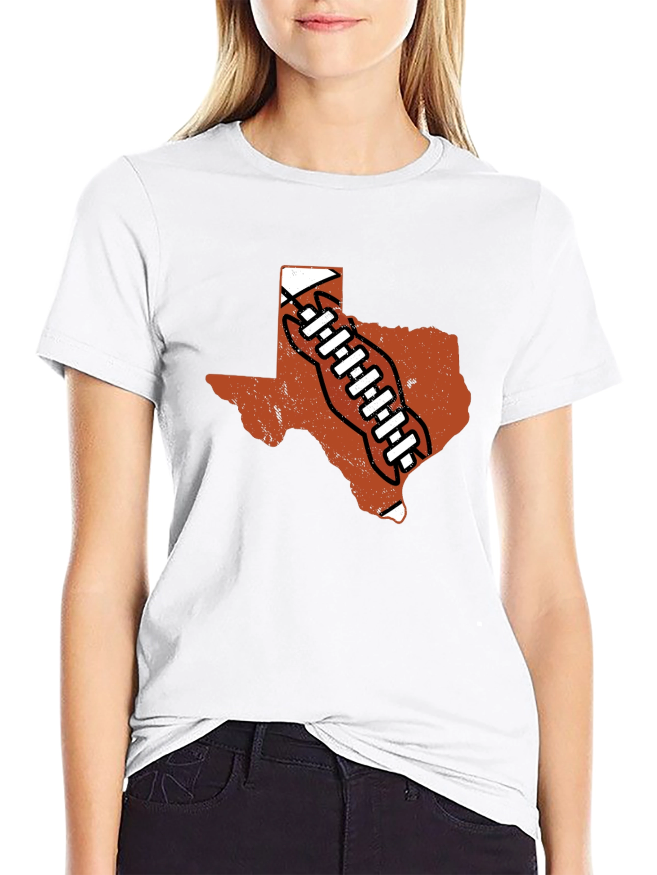 Texas Football Black T-Shirt