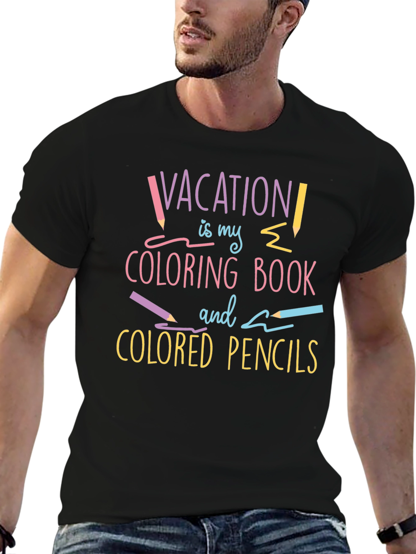 Vacation Coloring Book T-Shirt