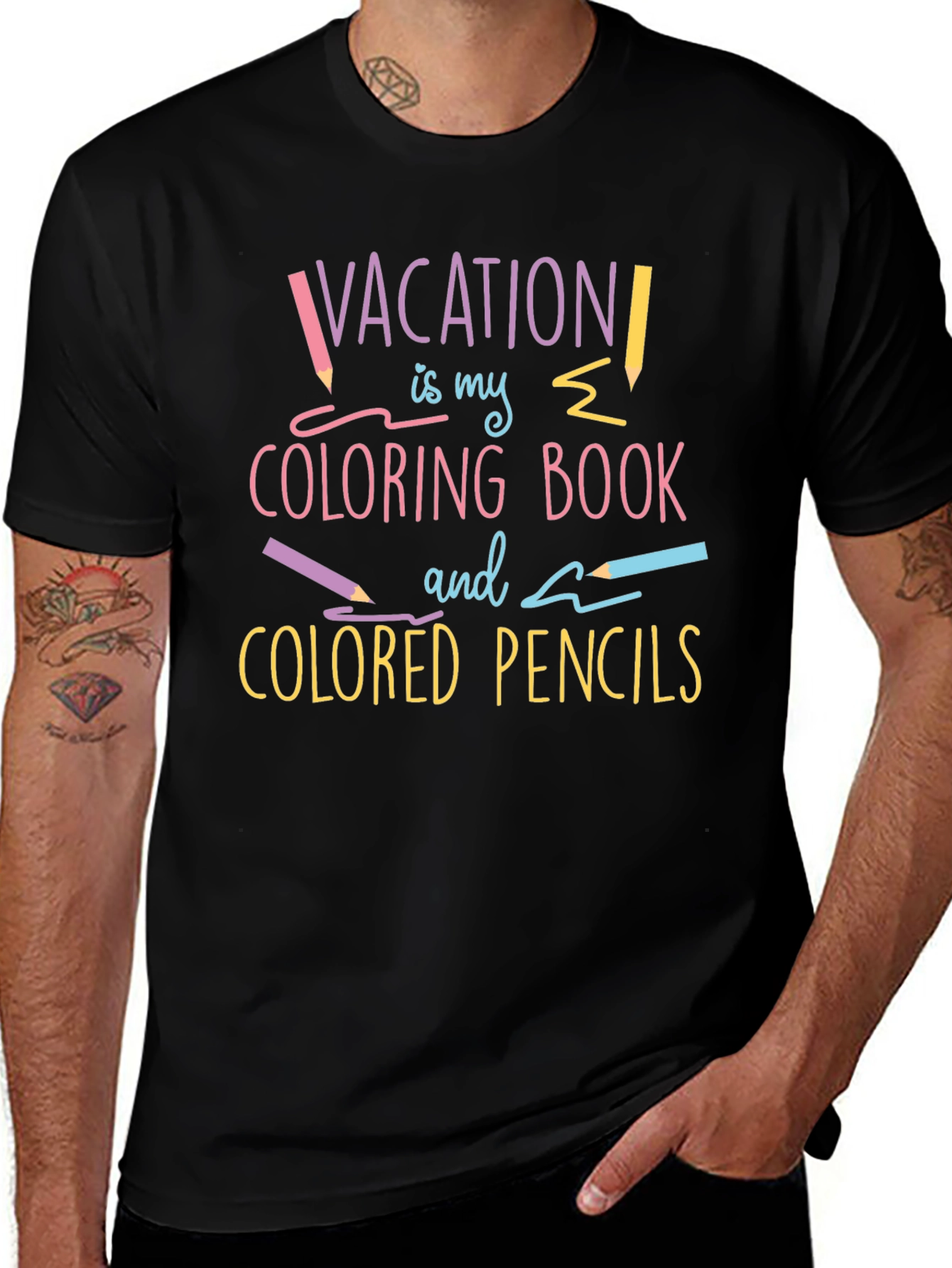 Vacation Coloring Book T-Shirt