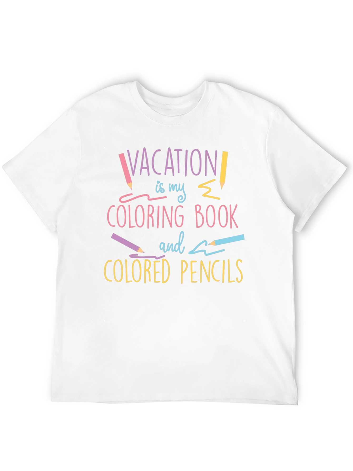 Vacation Coloring Book T-Shirt