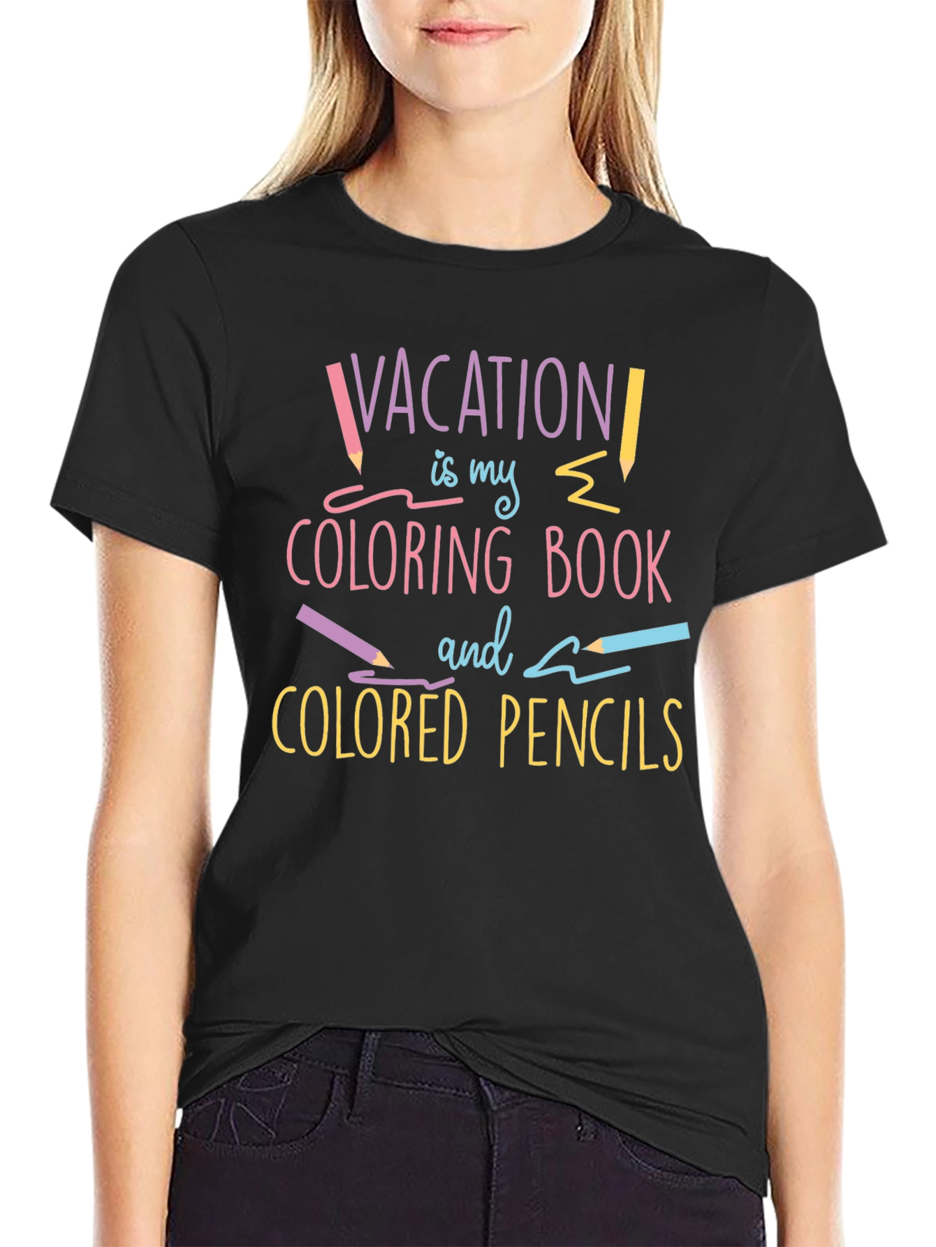 Vacation Coloring Book T-Shirt