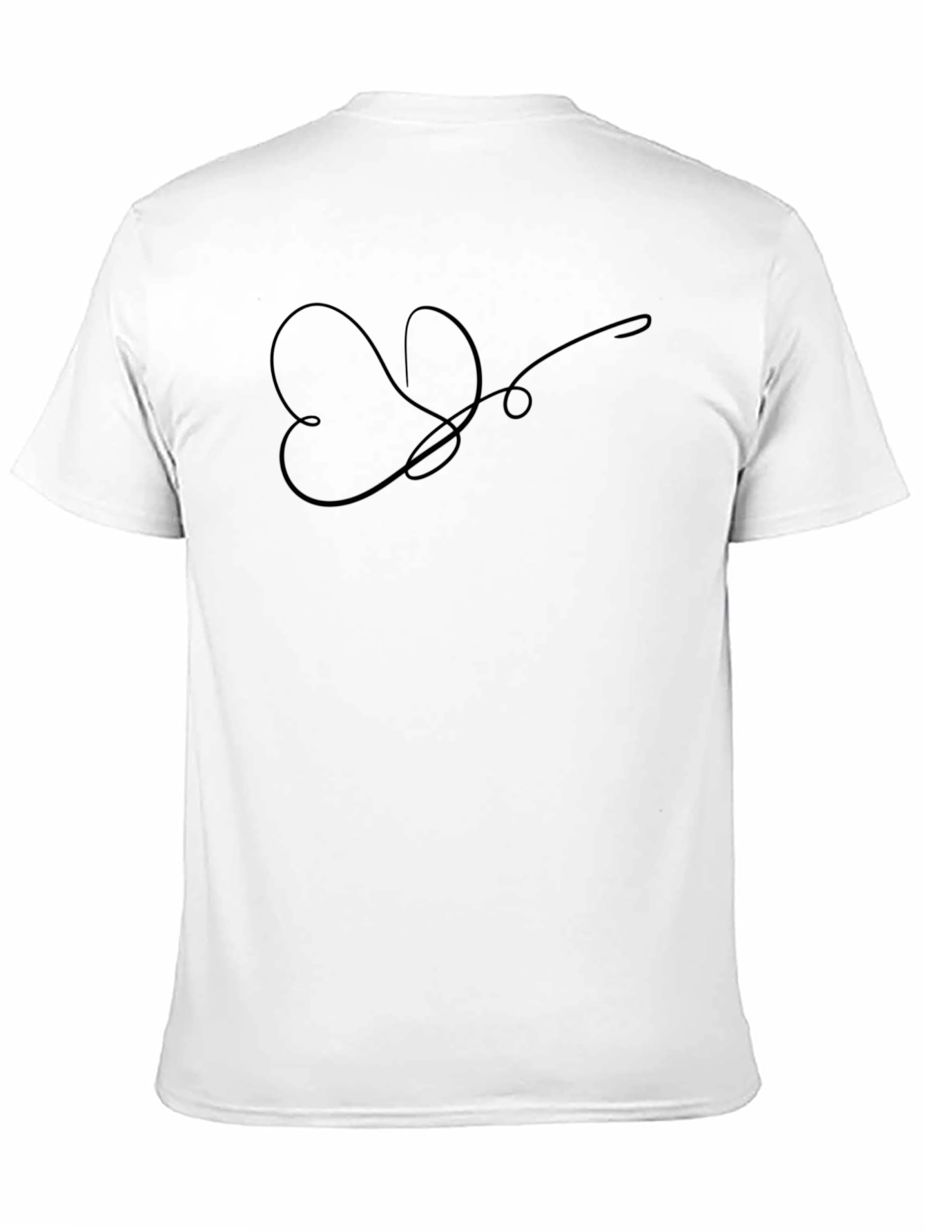 Abstract Heart T-Shirt - Modern Graphic Tee