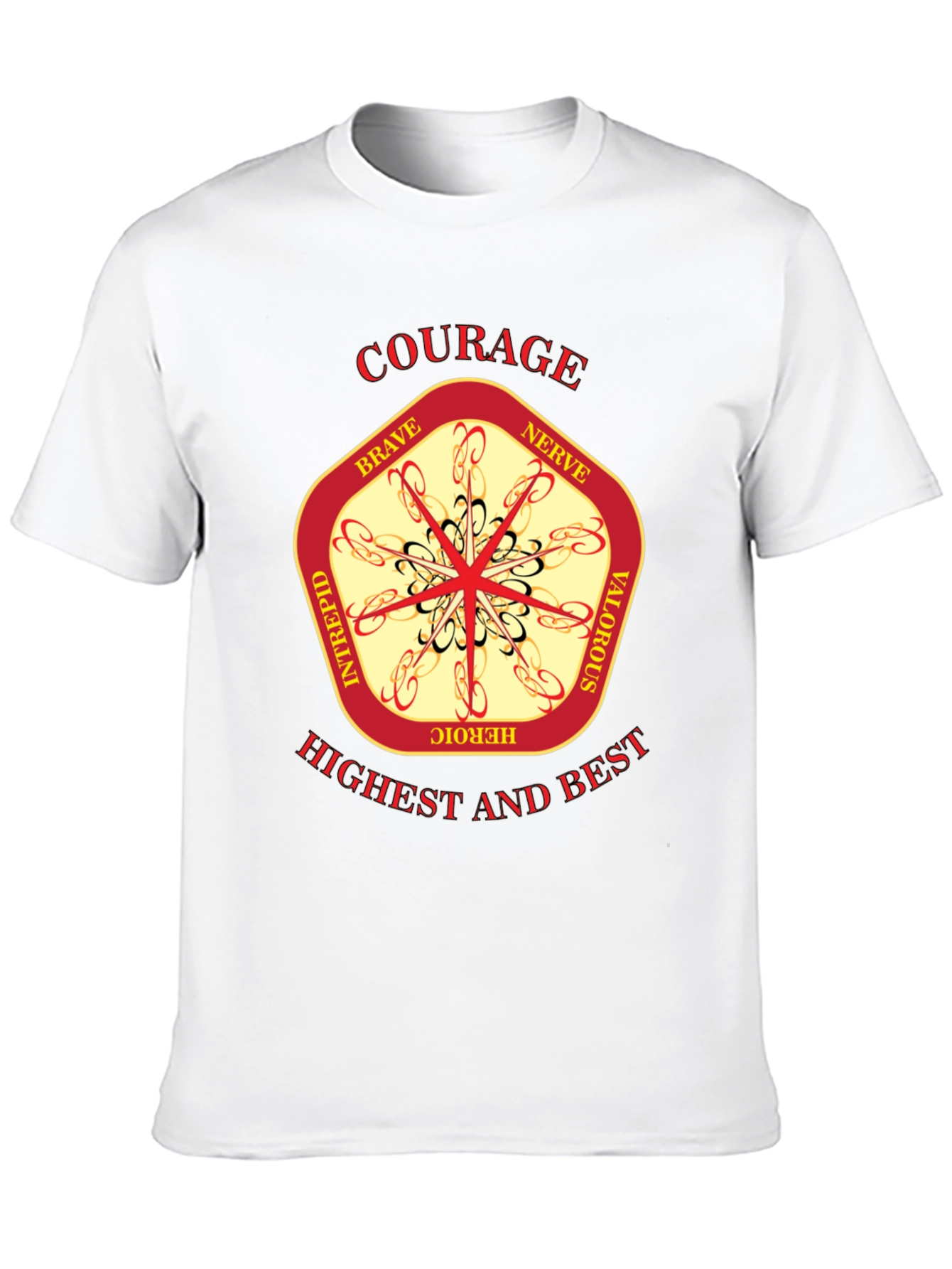 Courage Emblem Graphic T-Shirt