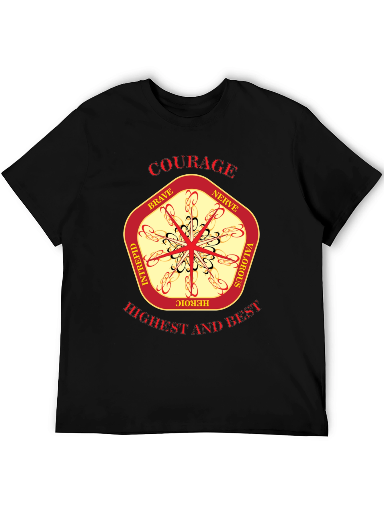 Courage Emblem Graphic T-Shirt