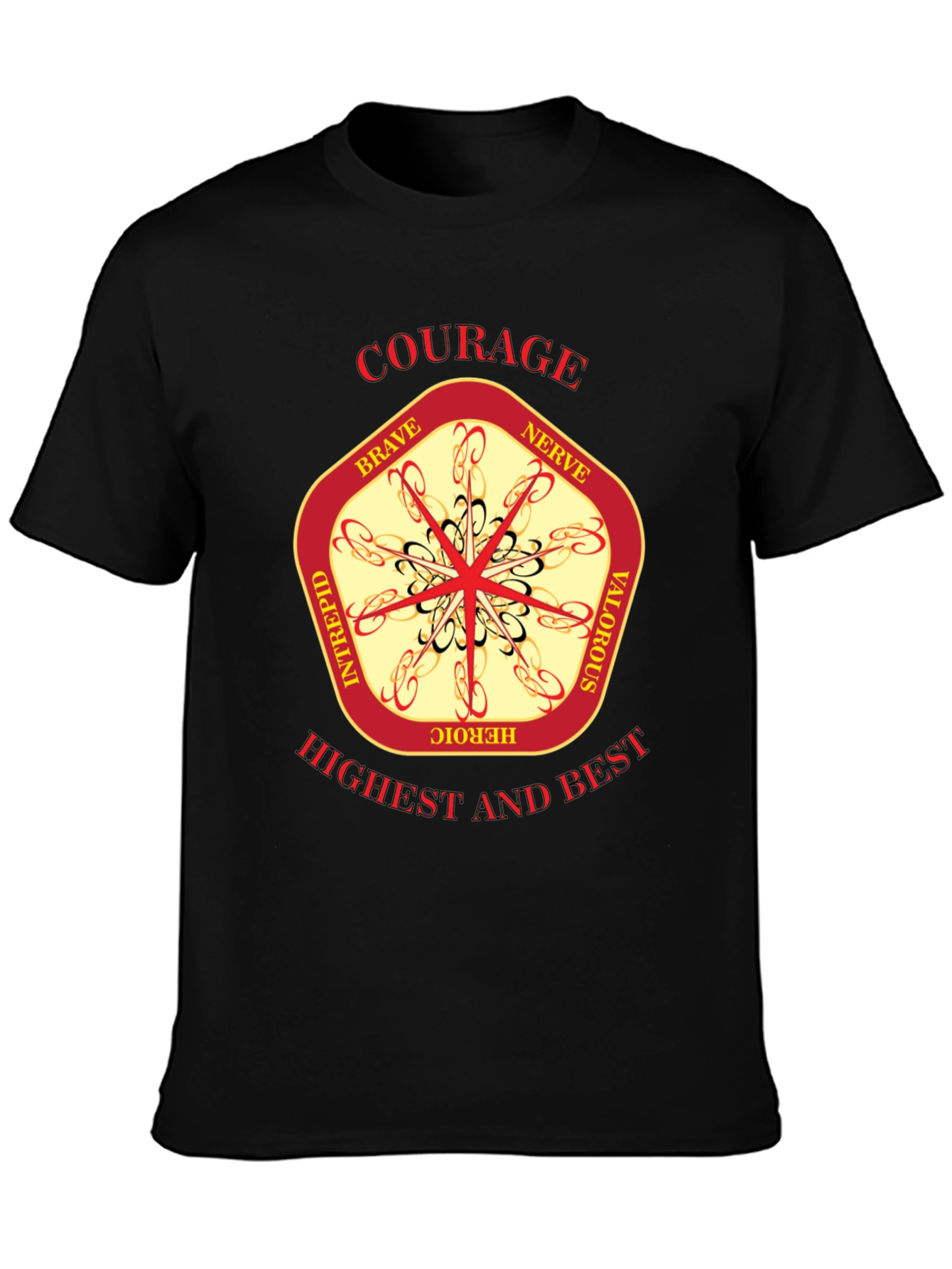 Courage Emblem Graphic T-Shirt