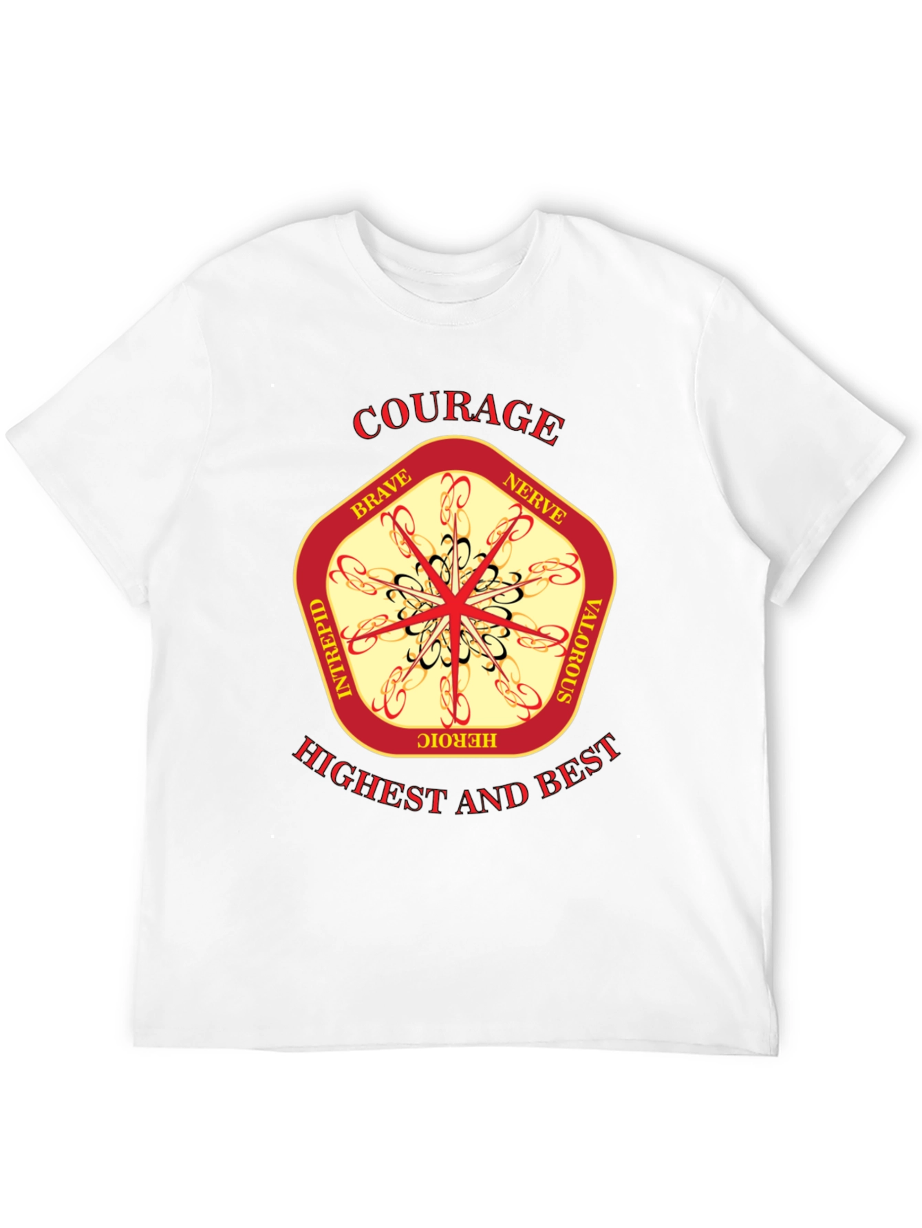 Courage Emblem Graphic T-Shirt