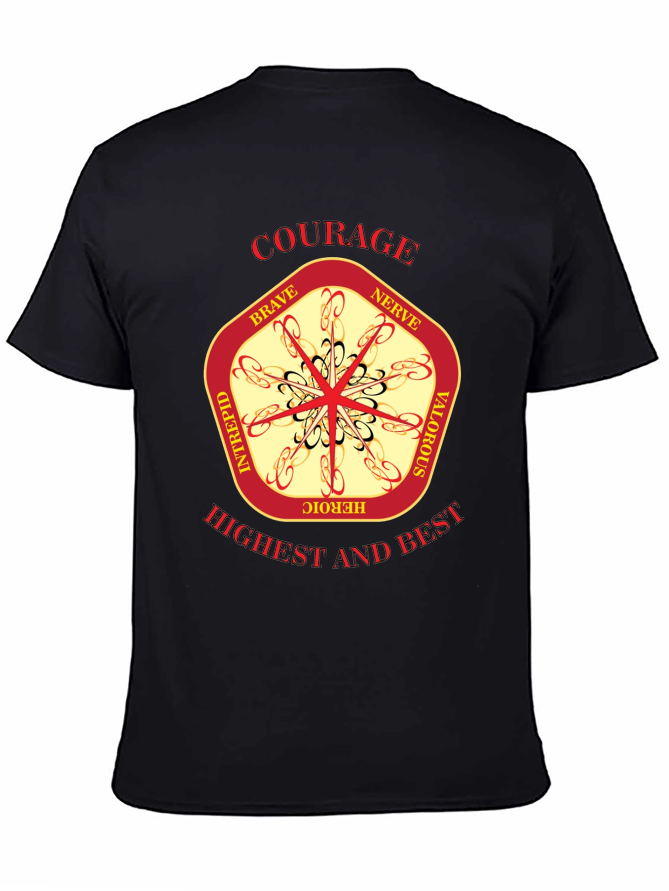 Courage Emblem Graphic T-Shirt