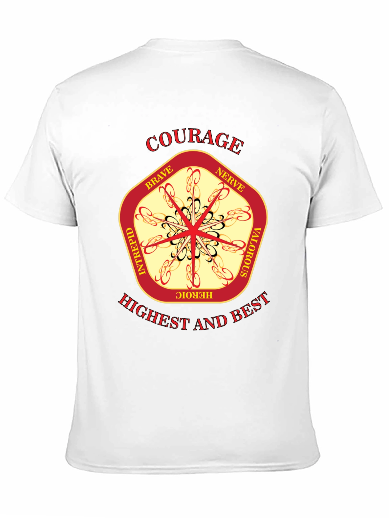 Courage Emblem Graphic T-Shirt