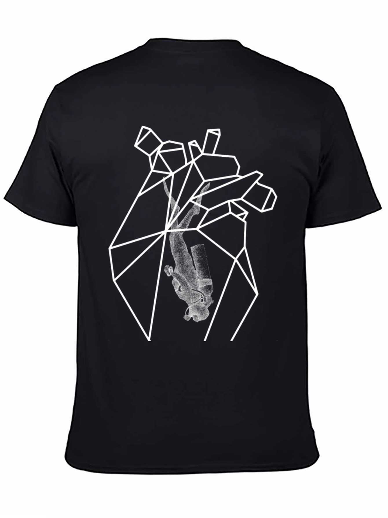 Geometric Astronaut Graphic Tee