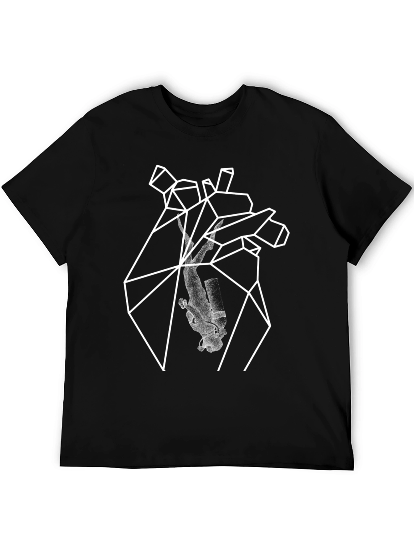 Geometric Astronaut Graphic Tee