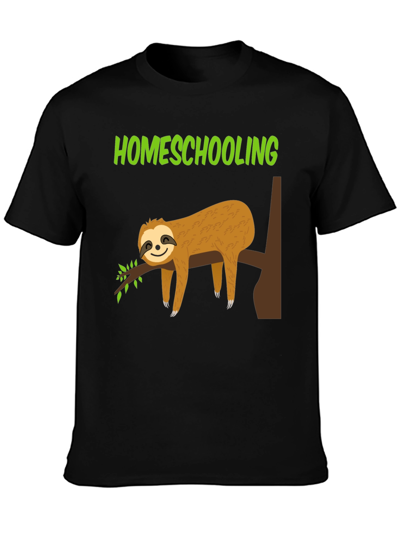 Homeschooling Sloth T-Shirt - Lazy Learning Tee