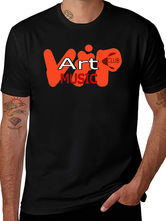 Art & Music Club Tee - Bold Graphic Design T-Shirt