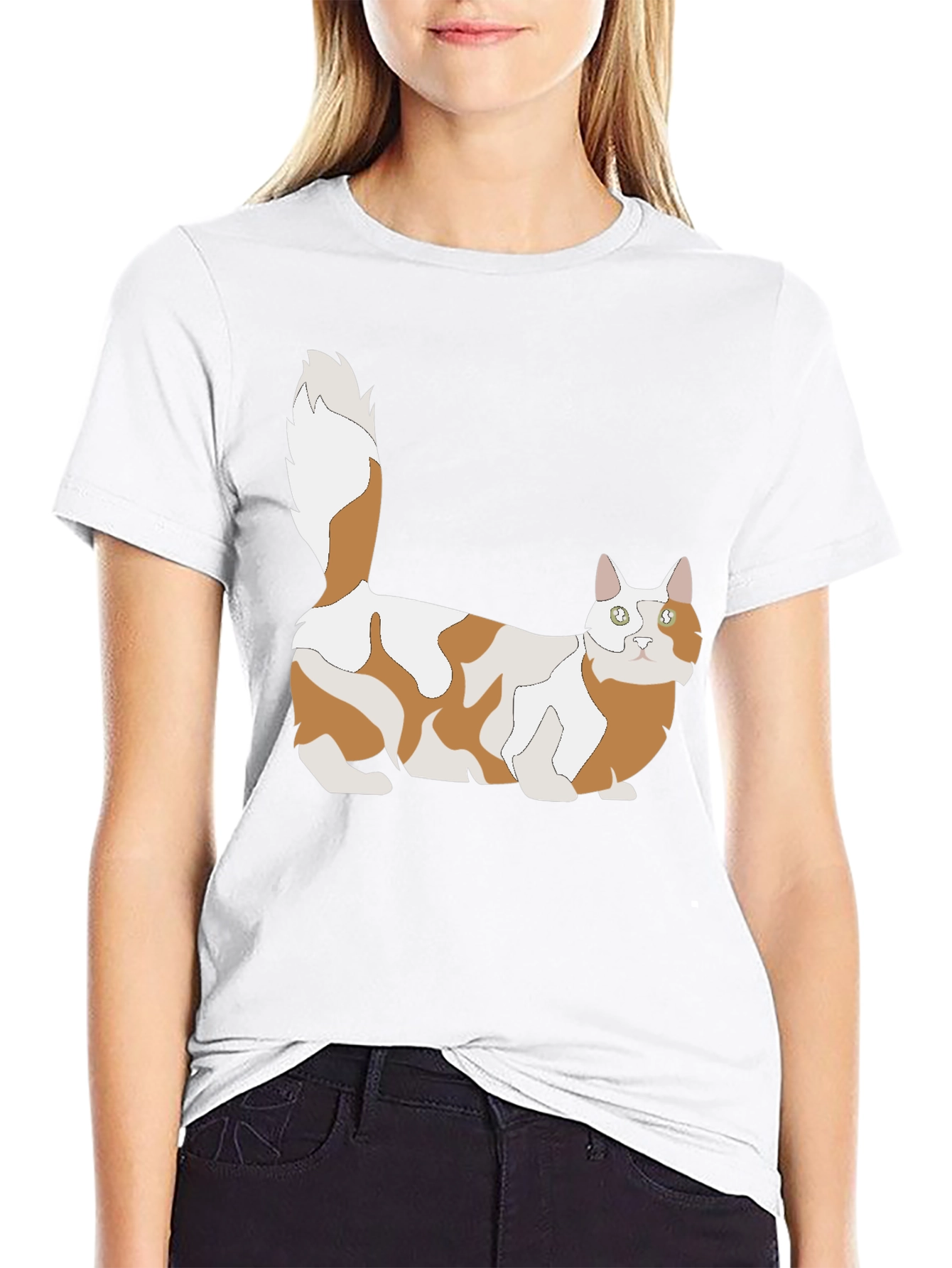 Funny Cat Graphic T-Shirt - Novelty Tee