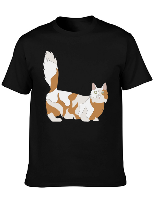 Funny Cat Graphic T-Shirt - Novelty Tee