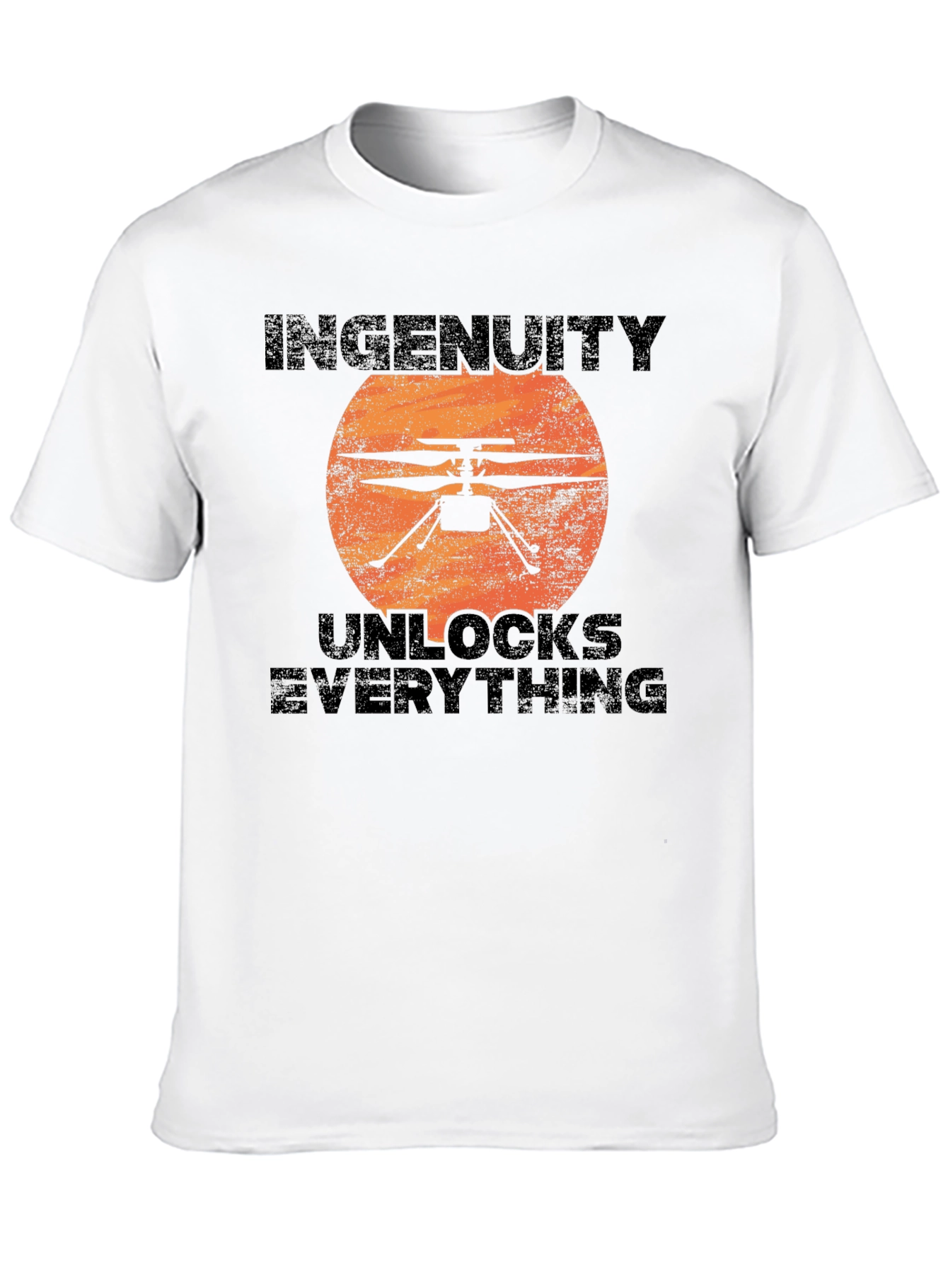 Ingenuity Unlocks Everything Black T-Shirt