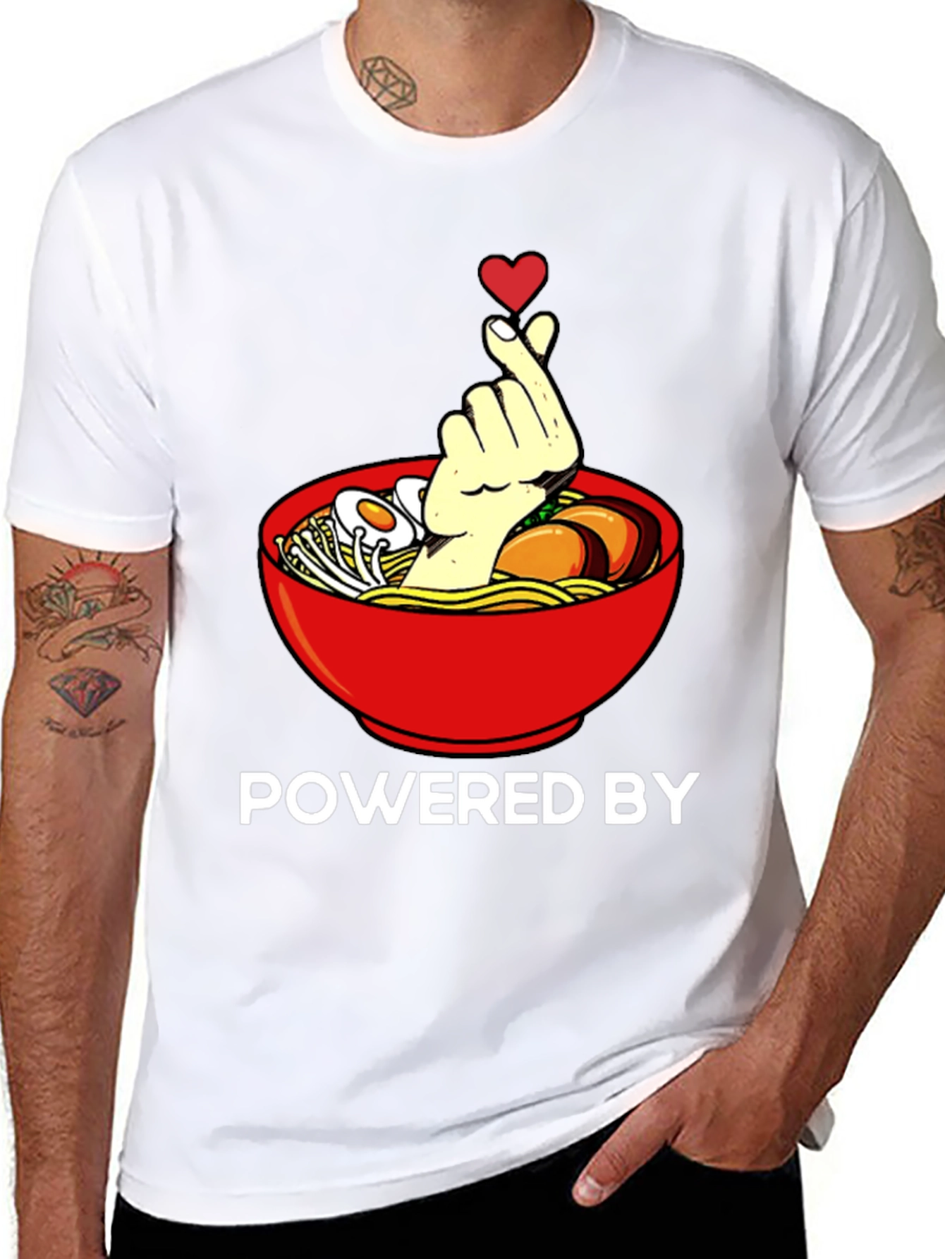Ramen Lover T-Shirt - Powered By Noodles