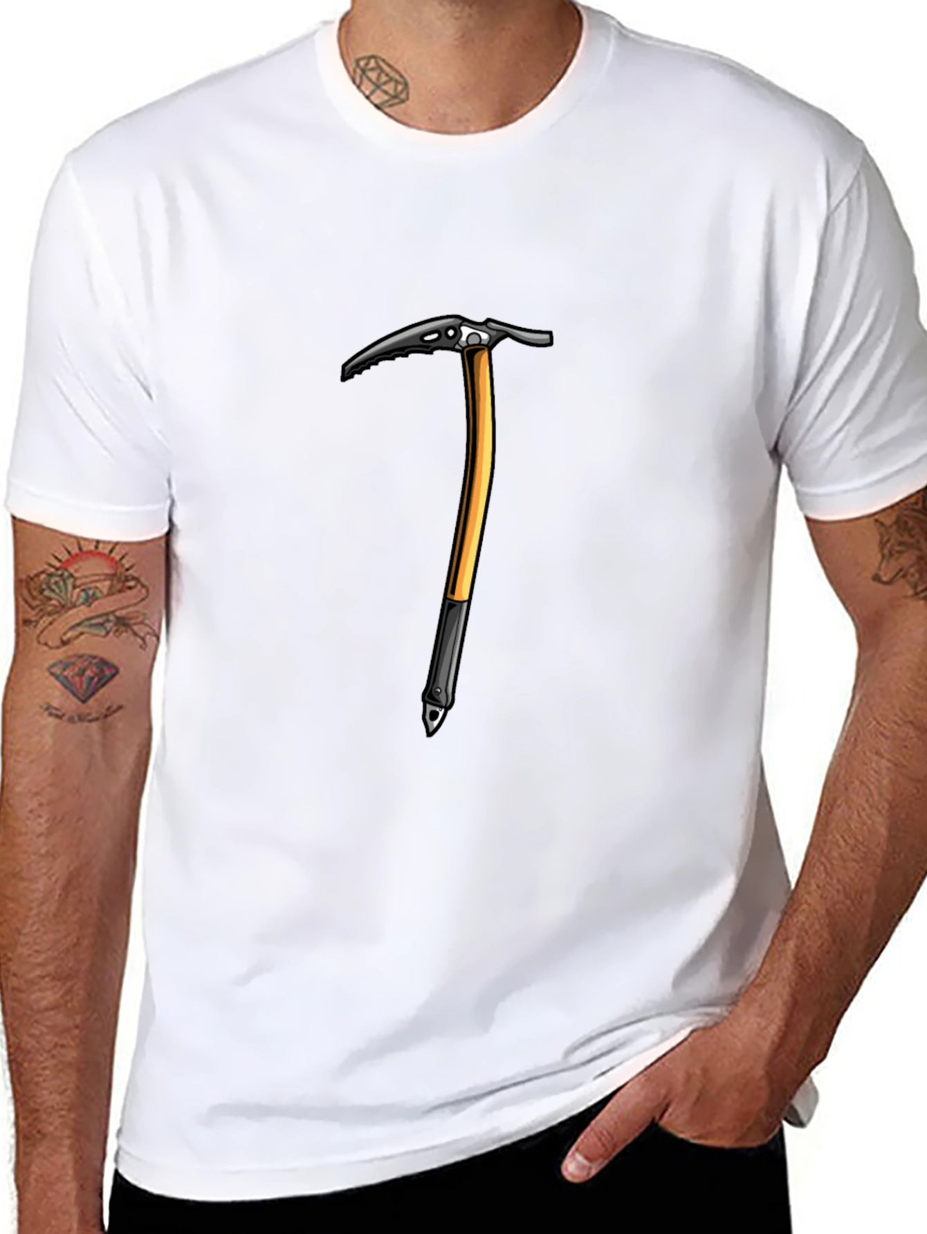 Ice Axe Graphic Tee - Black Climbing Shirt