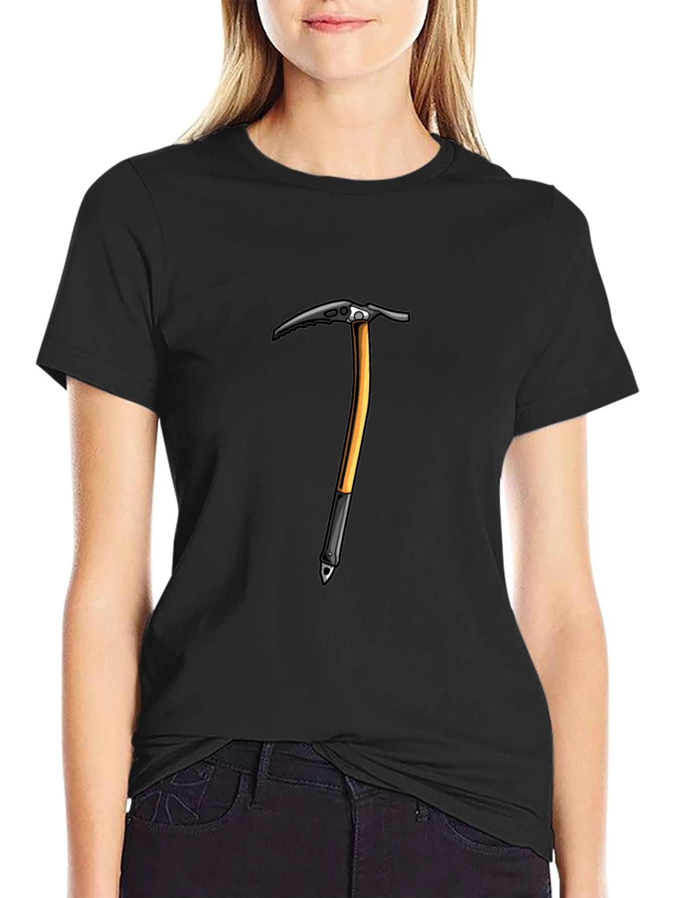 Ice Axe Graphic Tee - Black Climbing Shirt