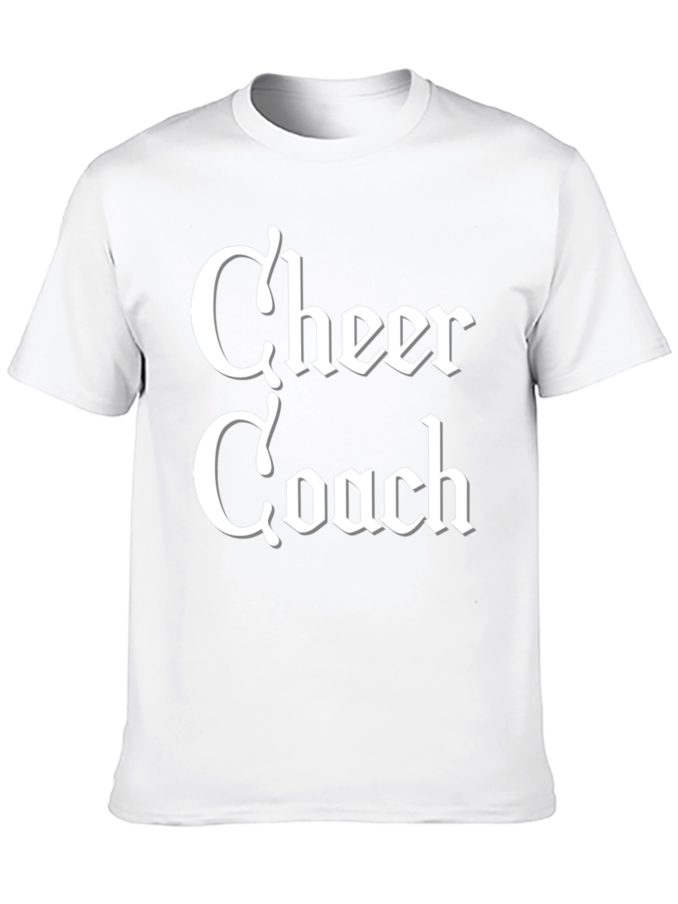 Cheer Coach T-Shirt - Black Cotton Blend