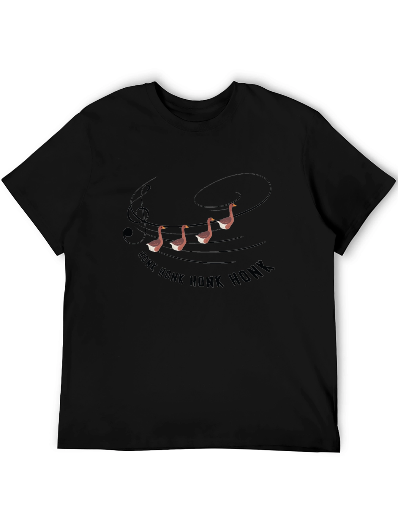 Honk Music Goose T-Shirt - Black